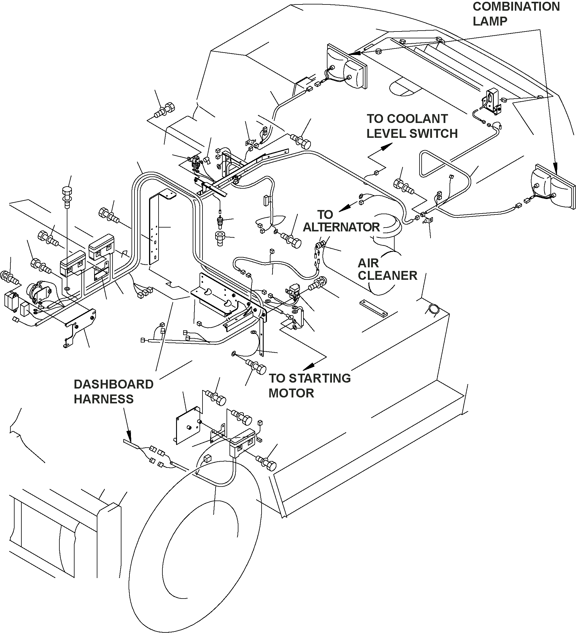 Жгут проводов 3FE-55-42891 KOMATSU