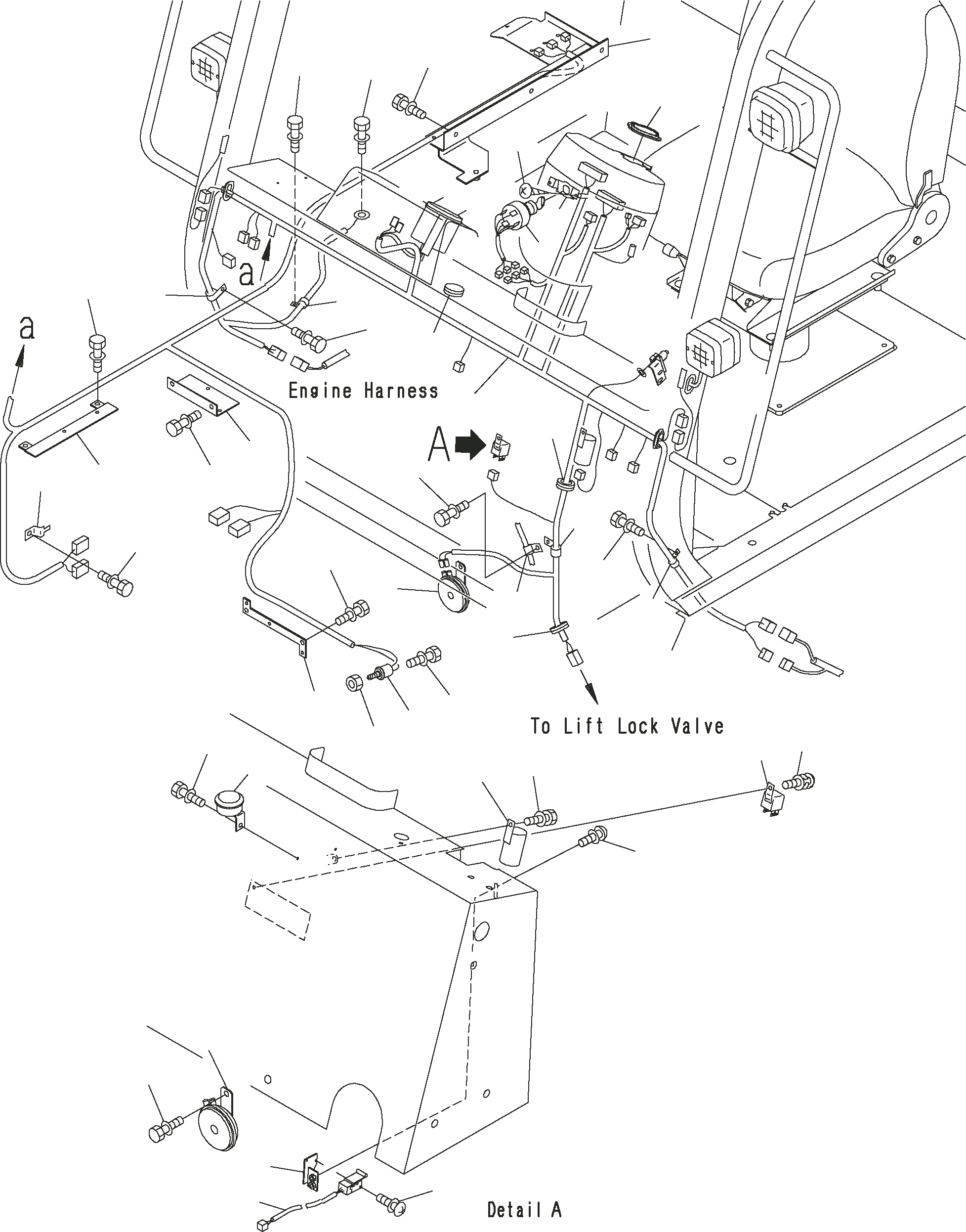 HARNESS, DASHBOARD 3FE-55-41410 KOMATSU