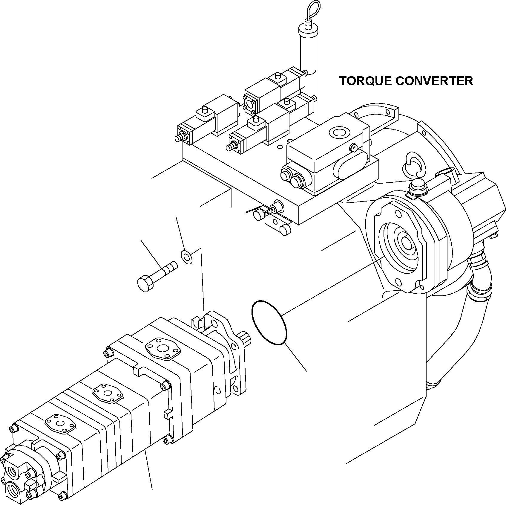 PUMP ASSY 3FE-60-36110 KOMATSU