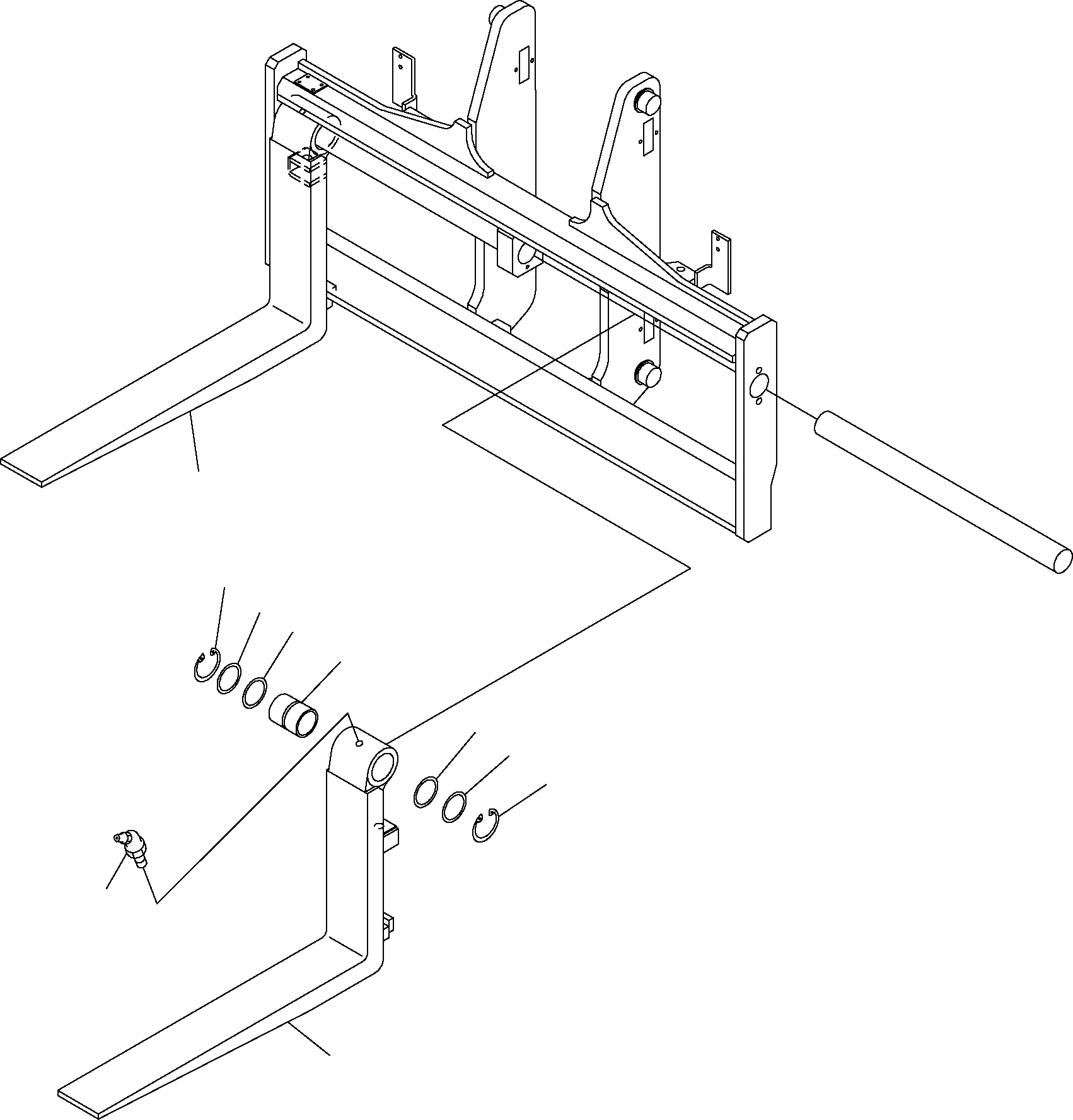FORK ASSY, L=1820 37E-ZBD-6090NK KOMATSU