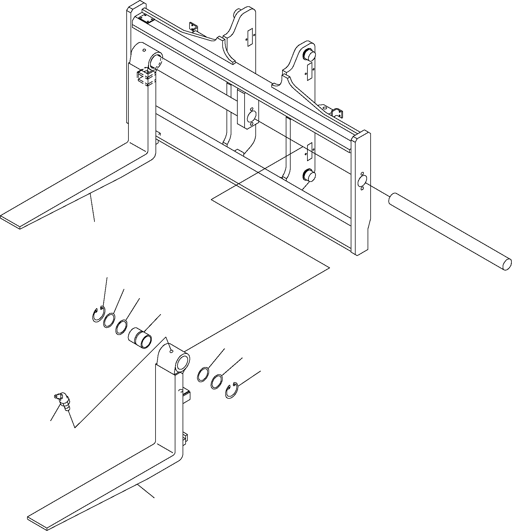 FORK ASSY, L=1820 37E-ZBG-6090NK KOMATSU