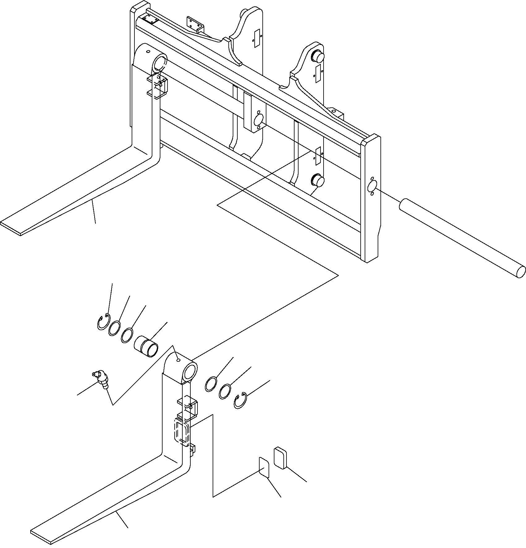 FORK ASSY, L=1820 37E-ZSG-6090NK KOMATSU
