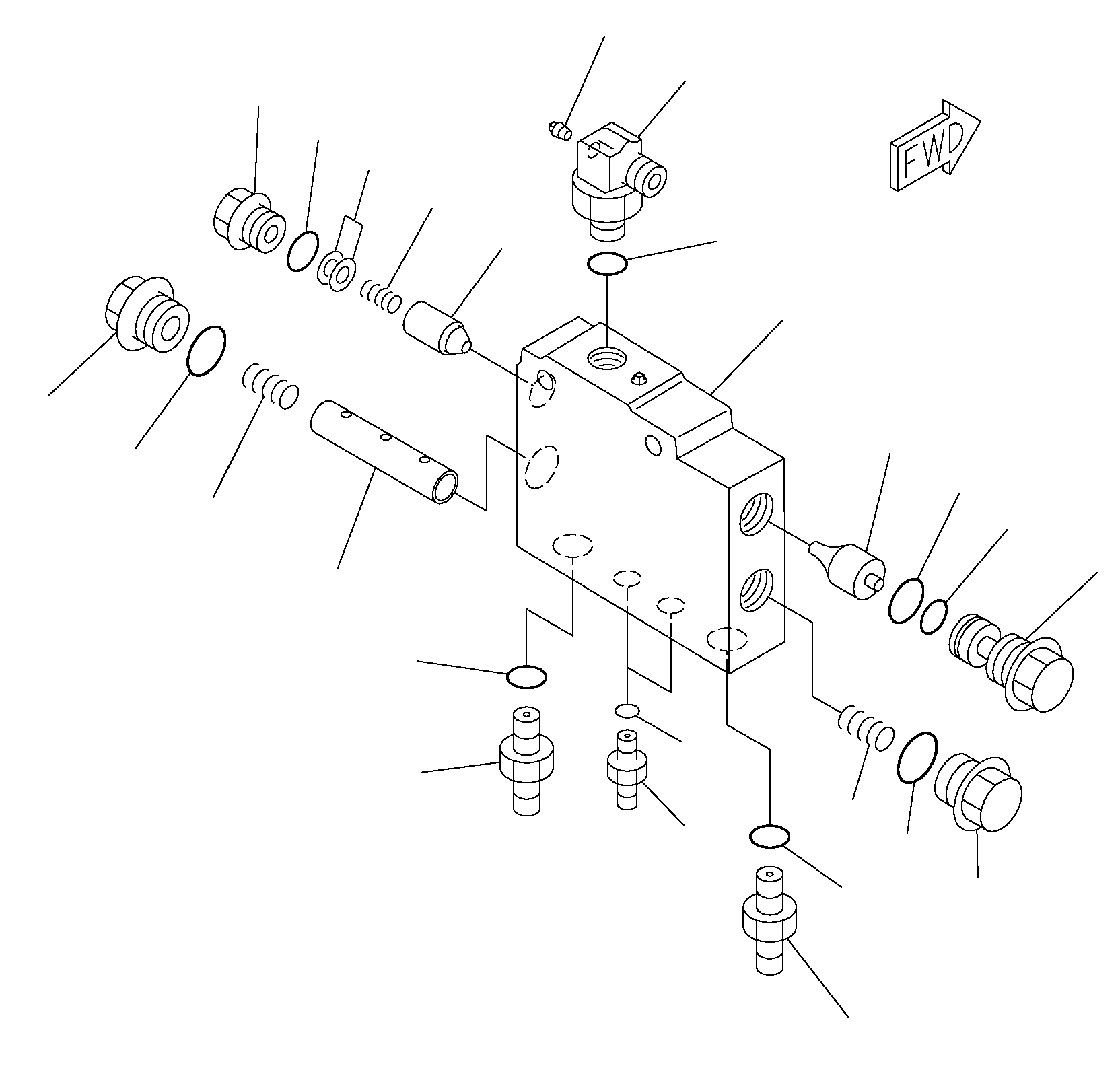 Пробка 45B-1CB-2340 KOMATSU