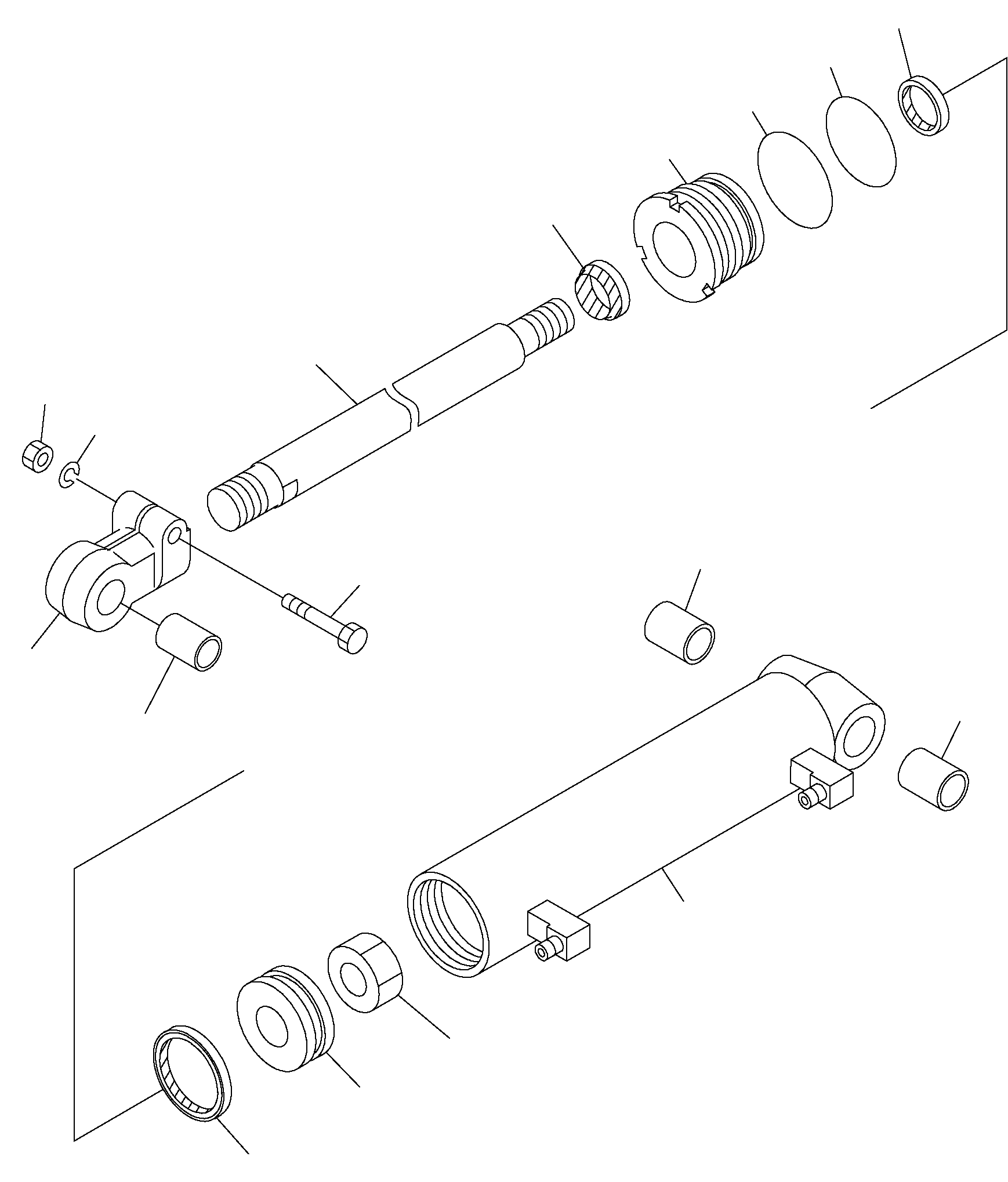 CYLINDER ASSY 45E-4FH-5630 KOMATSU