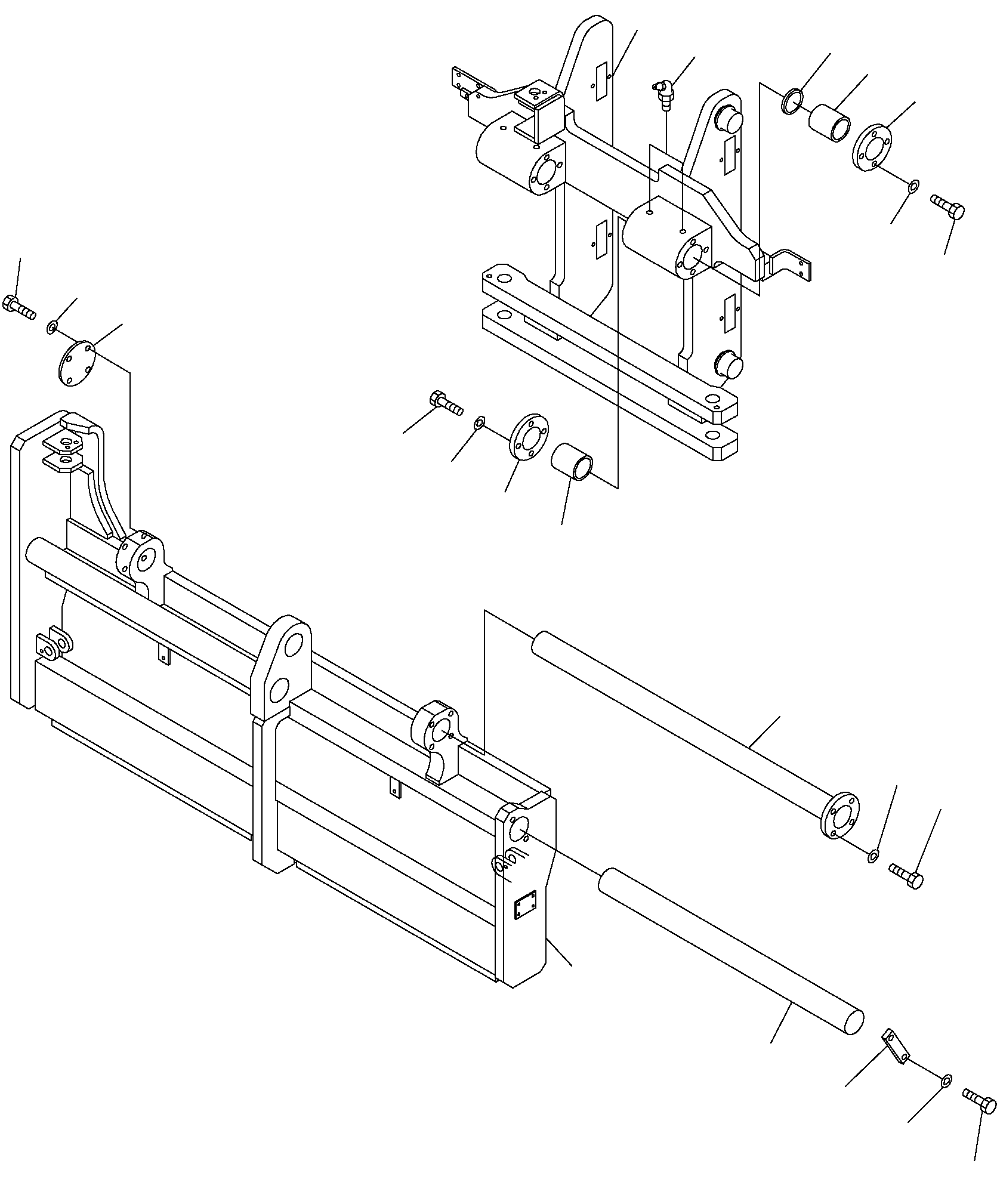 ROLLER SUPPORT 45E-2FH-5210UE KOMATSU
