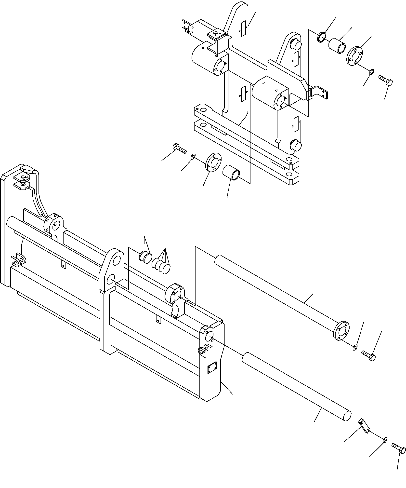 ROLLER SUPPORT 45E-3FH-5210UE KOMATSU