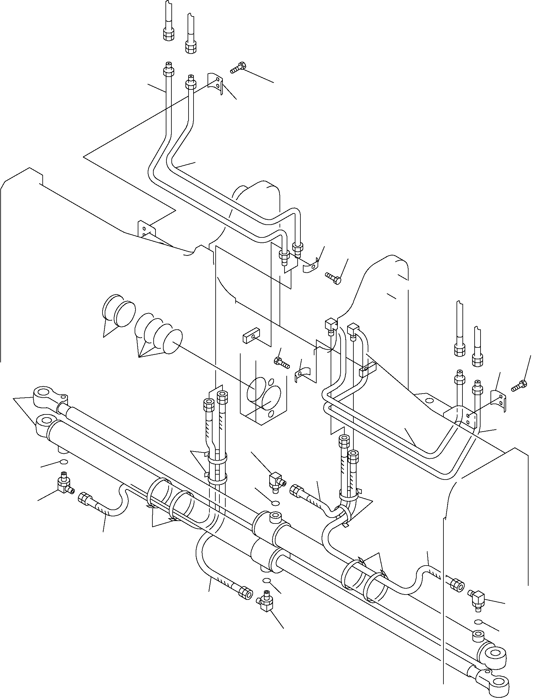 Труба 45E-3FM-2190SG KOMATSU
