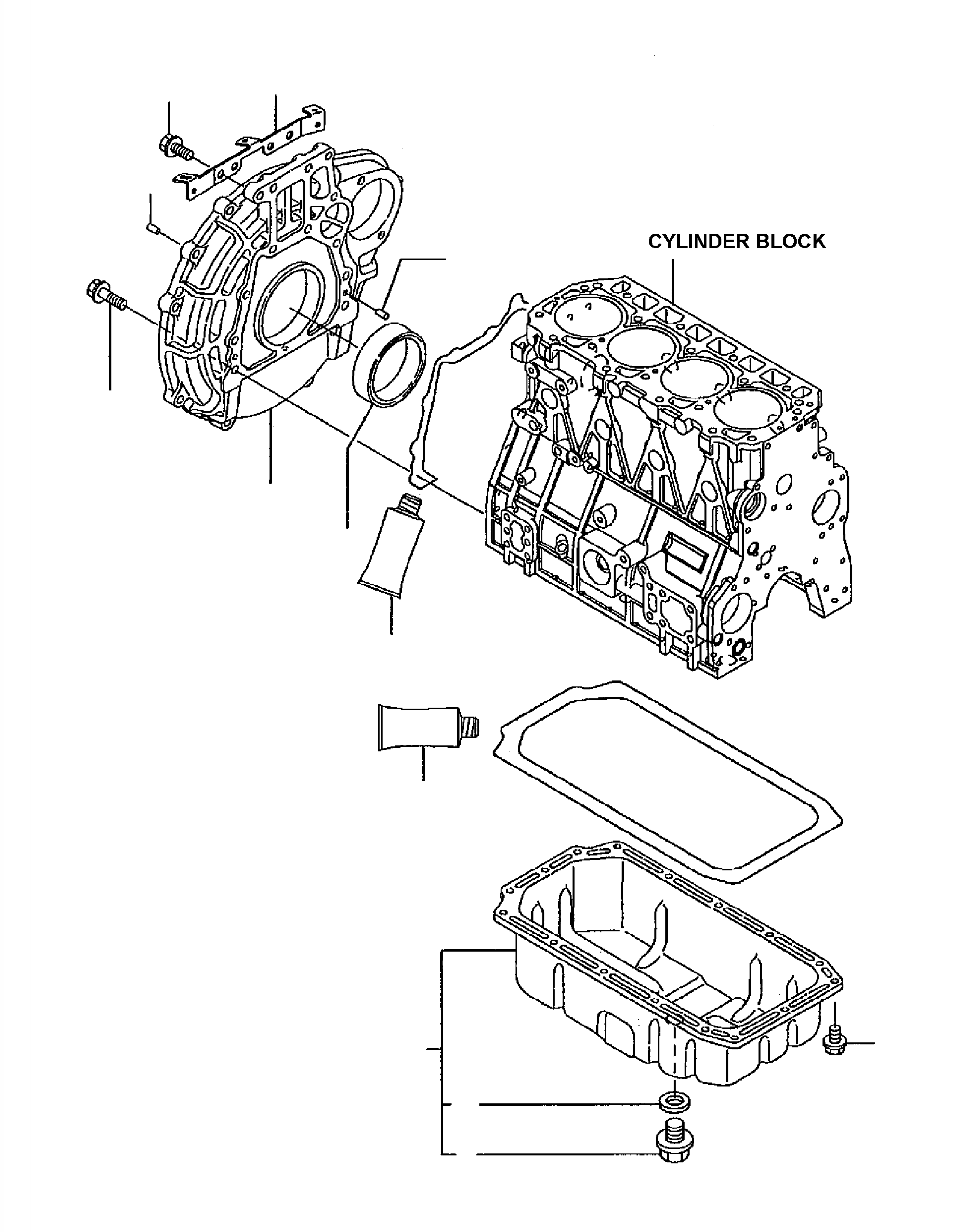 PAN, LUBRICATING OIL YM129931-01710 KOMATSU