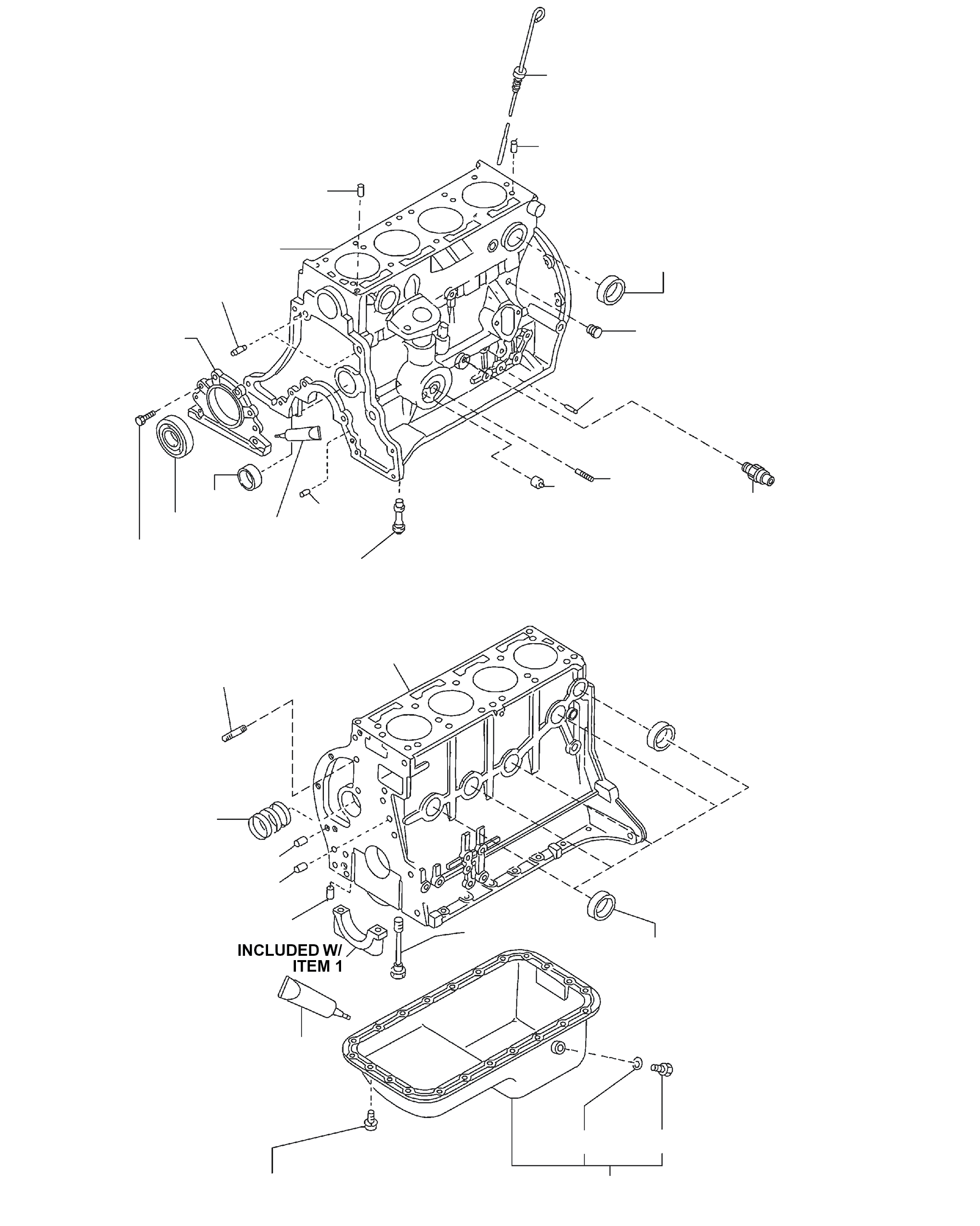 PLUG (INCLUDED WITH ITEM 1) 11021-D0100 KOMATSU