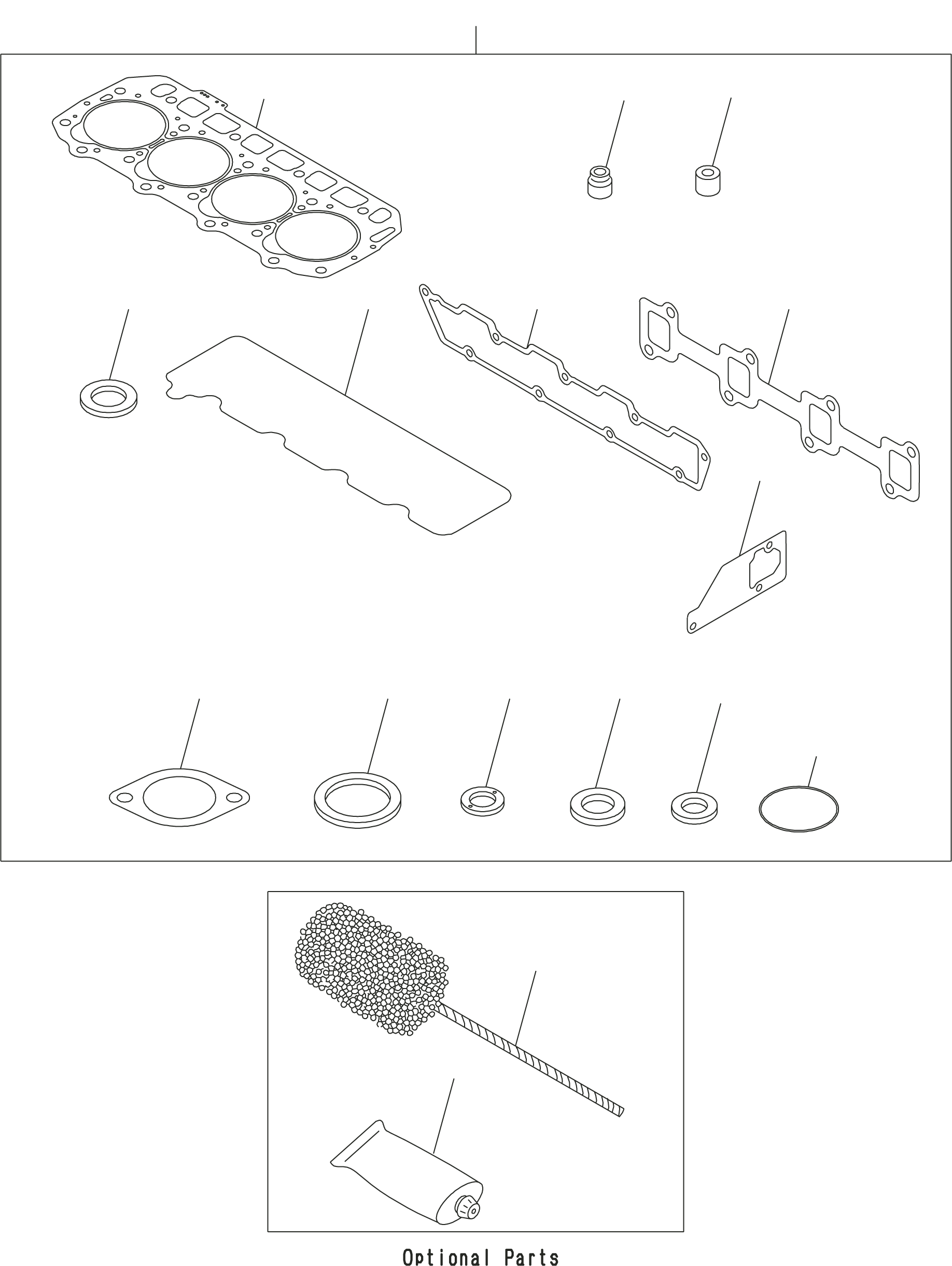 GASKET SET YM729903-92741 KOMATSU