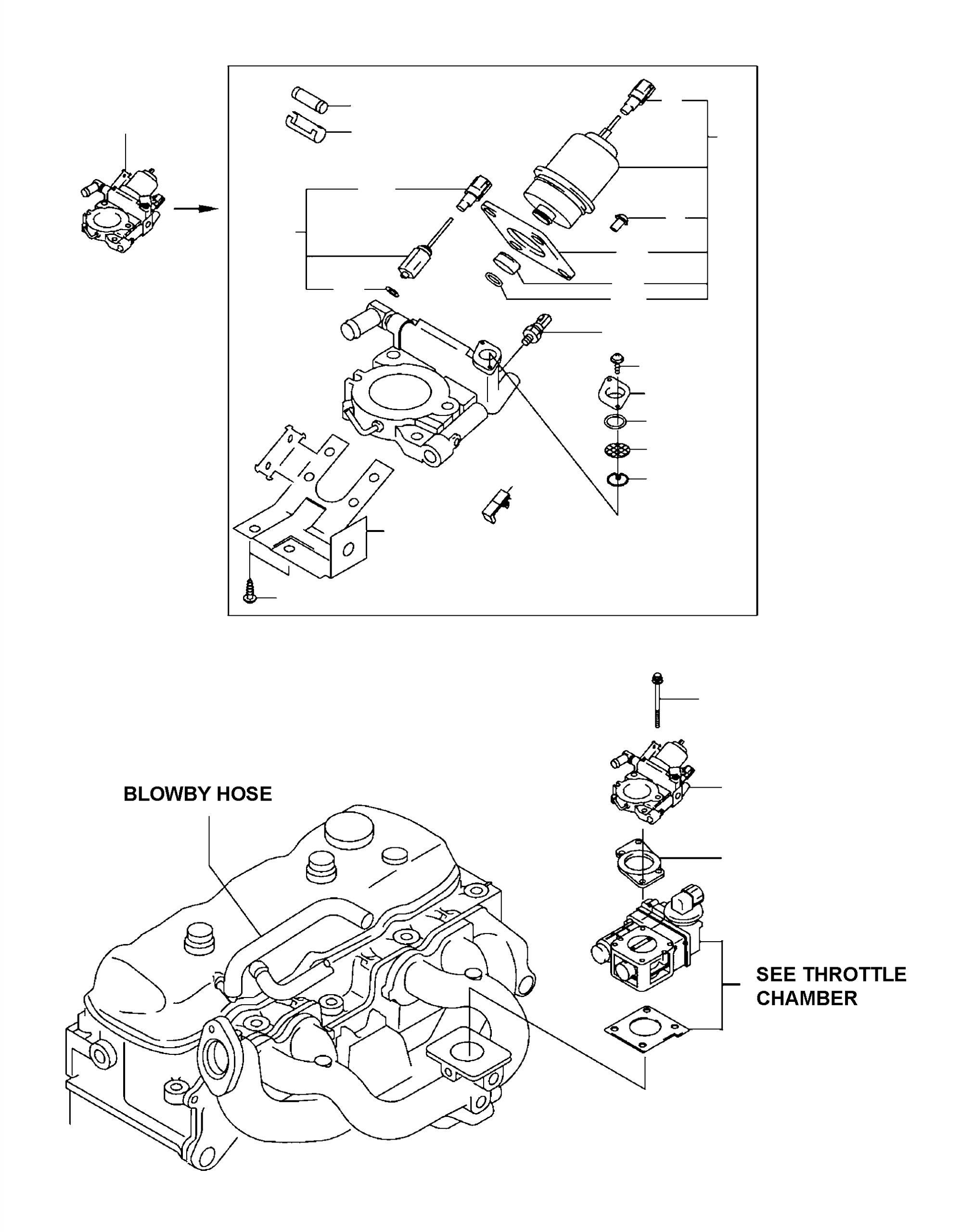 HOLDER, LPG INJECTOR (K21) 16610-GX12A KOMATSU