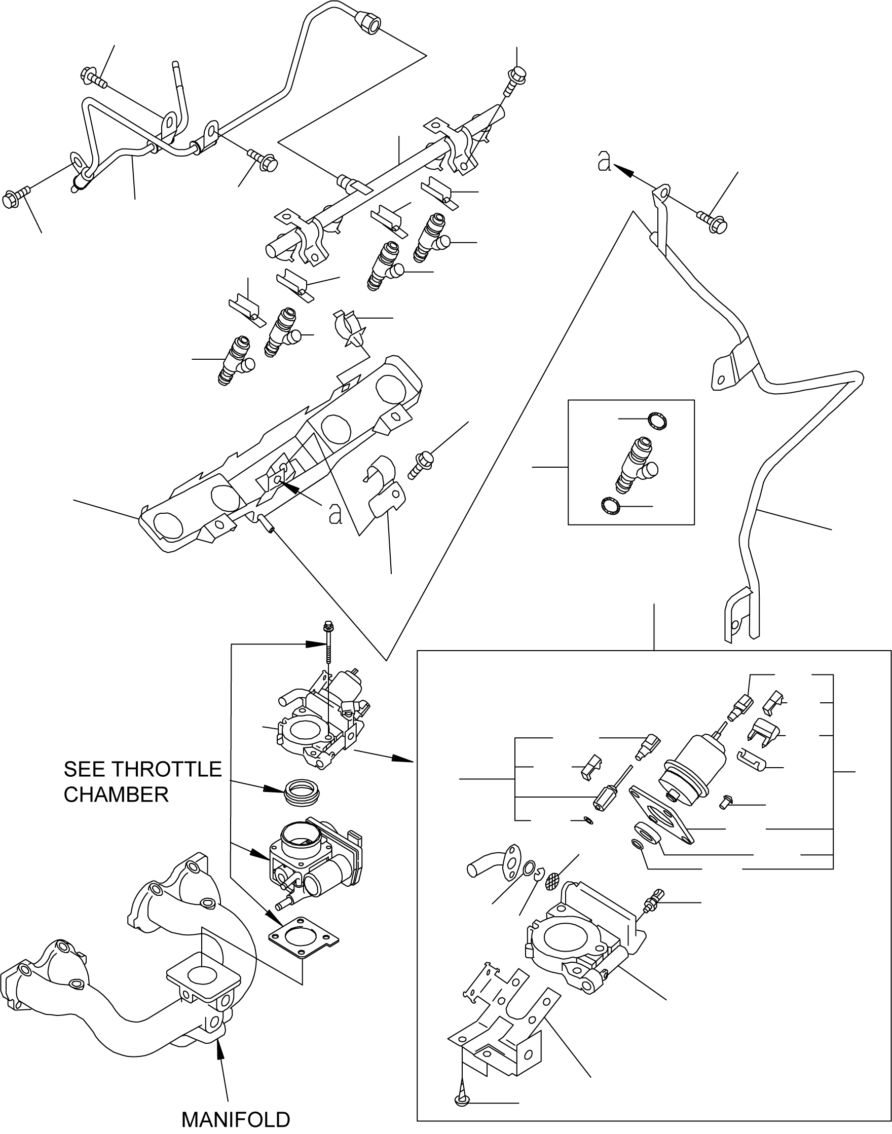 HOLDER, LPG INJECTOR (GK25) 16612-GS17A KOMATSU
