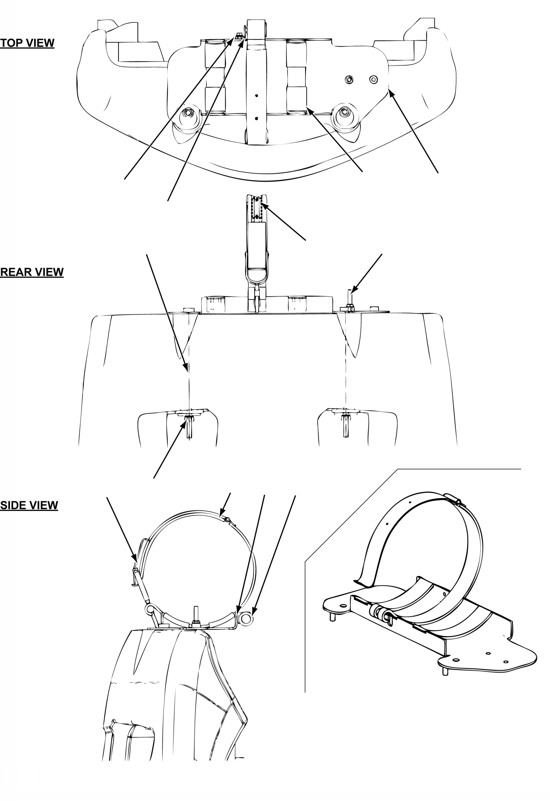TANK STRAP 3EB-05-A7330 KOMATSU