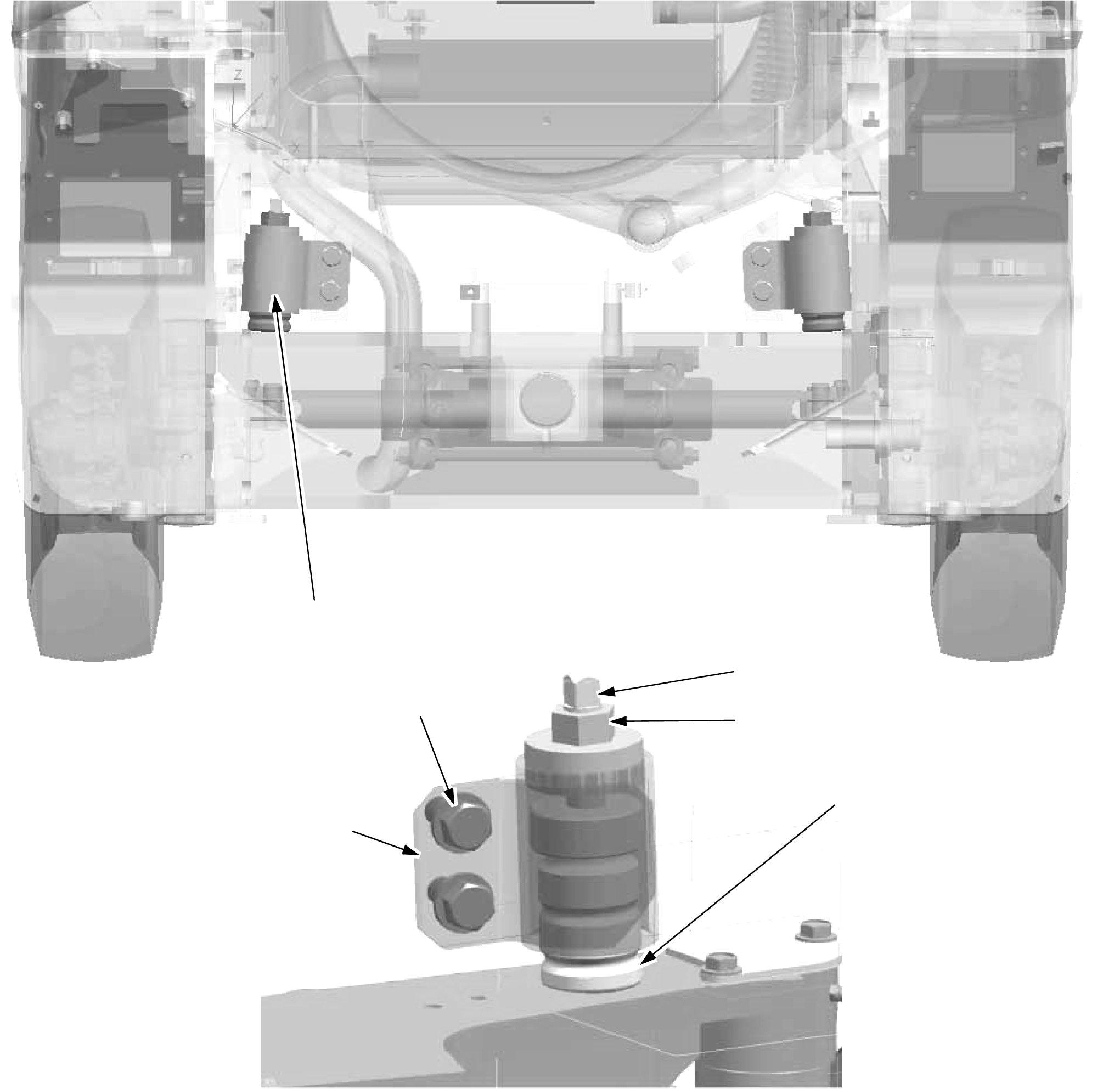 Амортизирующая подушка 3EB-25-A7580 KOMATSU