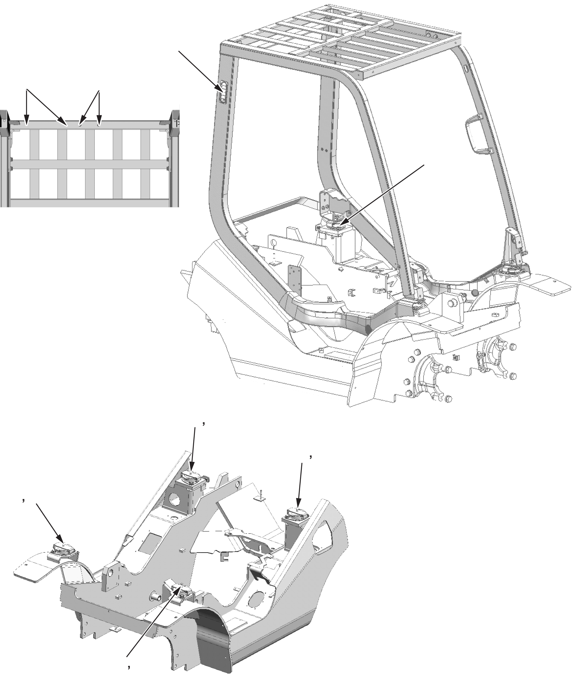 Амортизирующая подушка 3EB-51-42110 KOMATSU