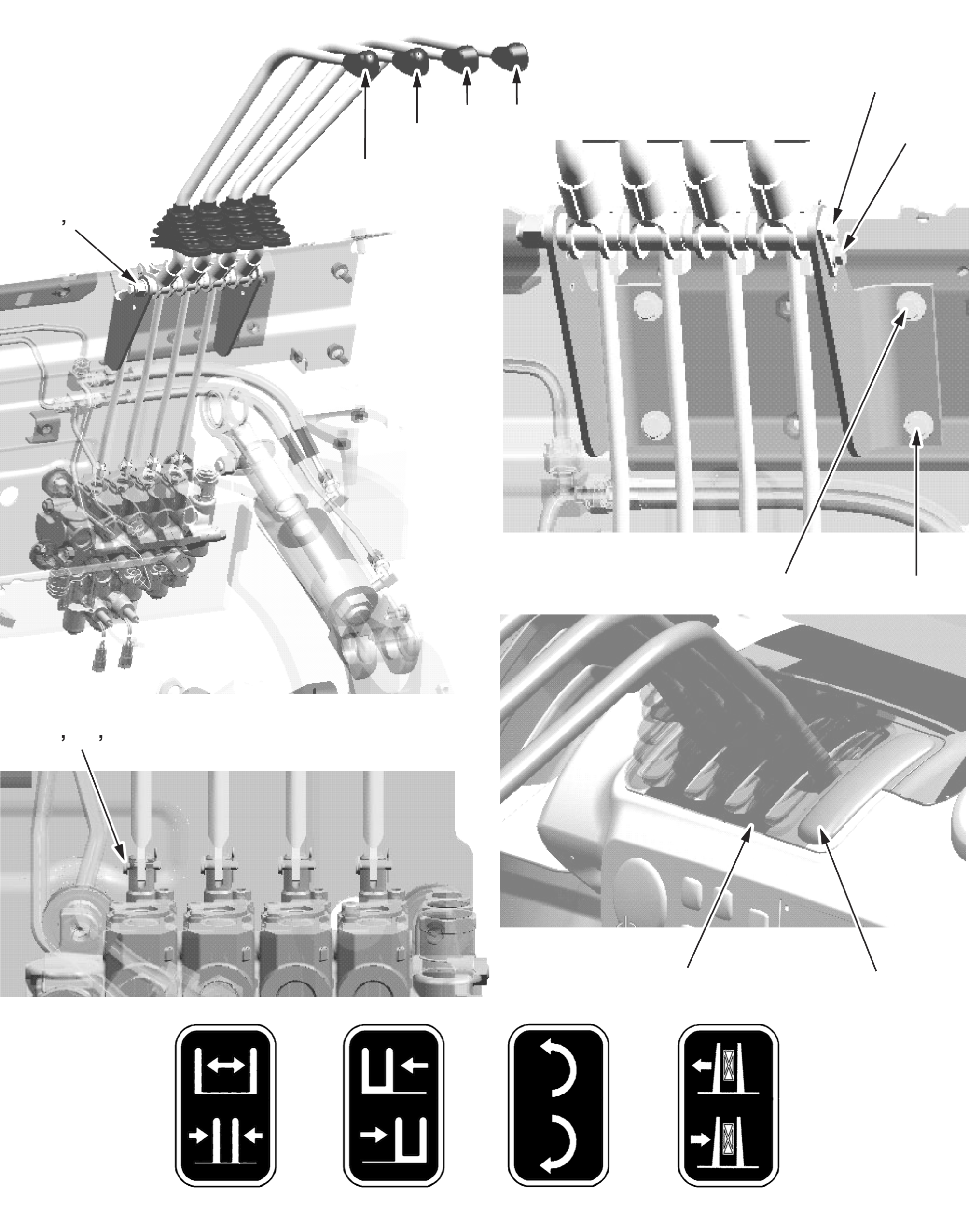 LEVER SUBASSY, AUX 2 37B-1HA-A751 KOMATSU
