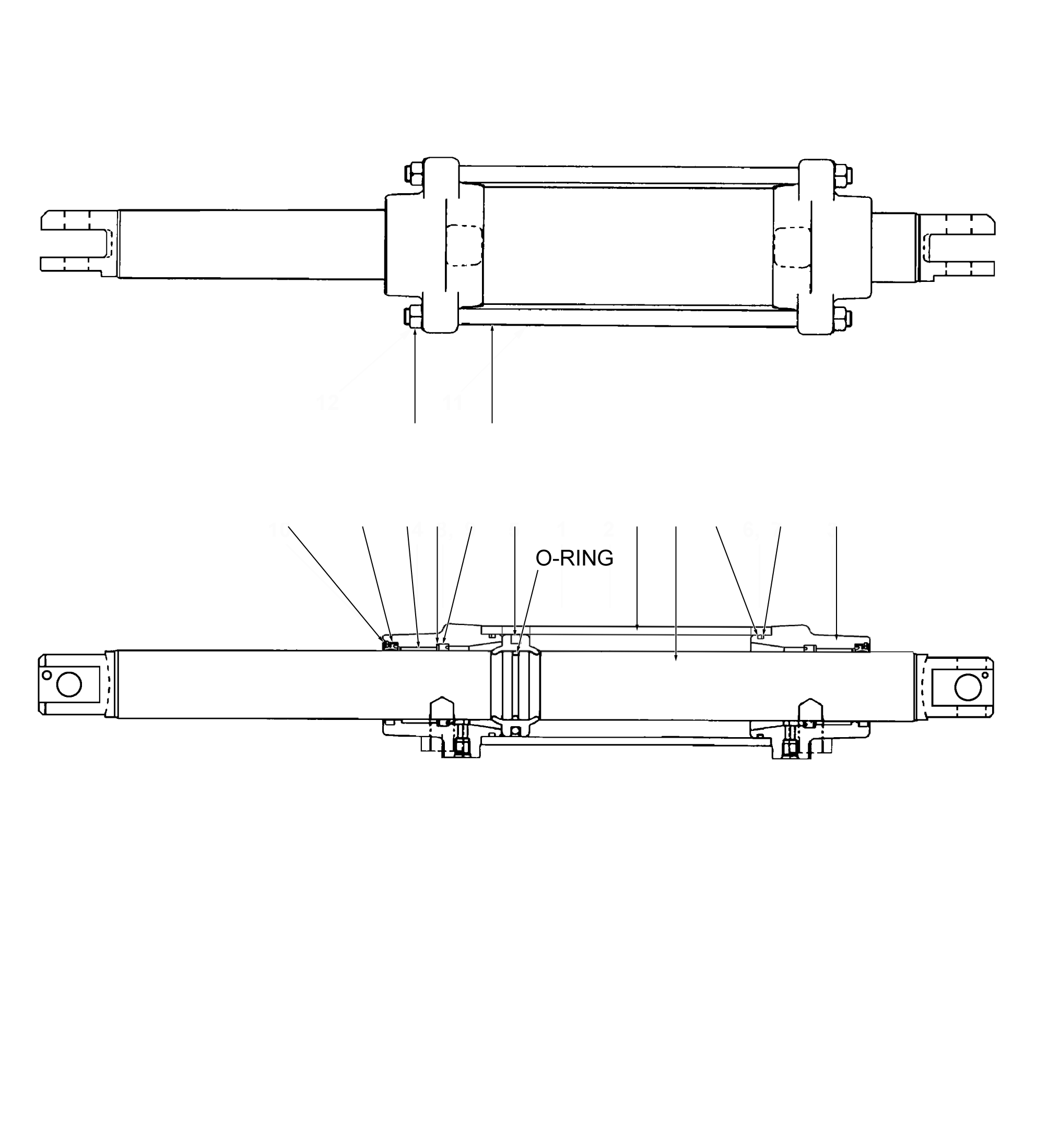 Комплект уплотнений ON43002-07520 KOMATSU