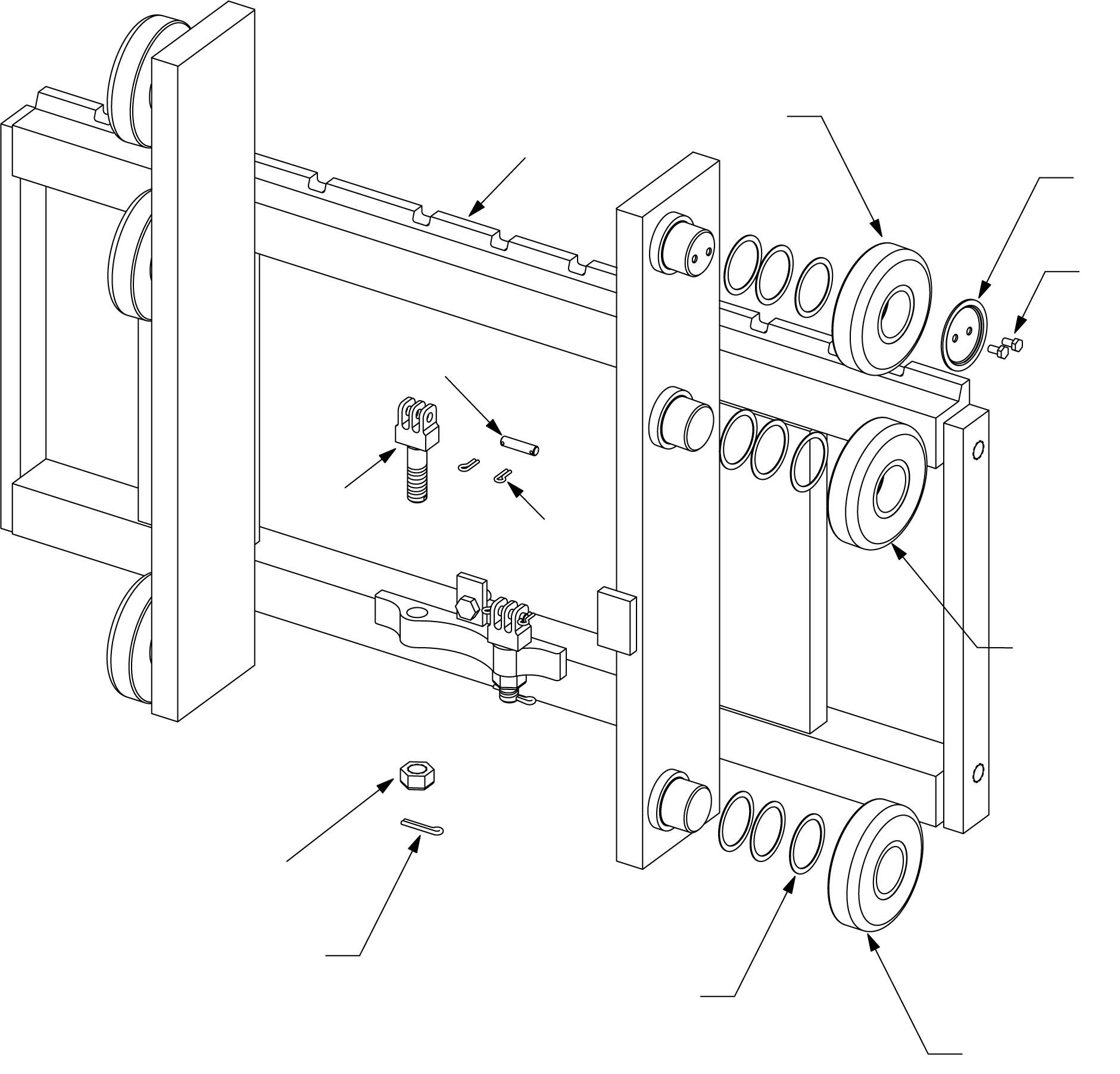 CARRIAGE, 41 IN. (CUSHION) CC238418 KOMATSU