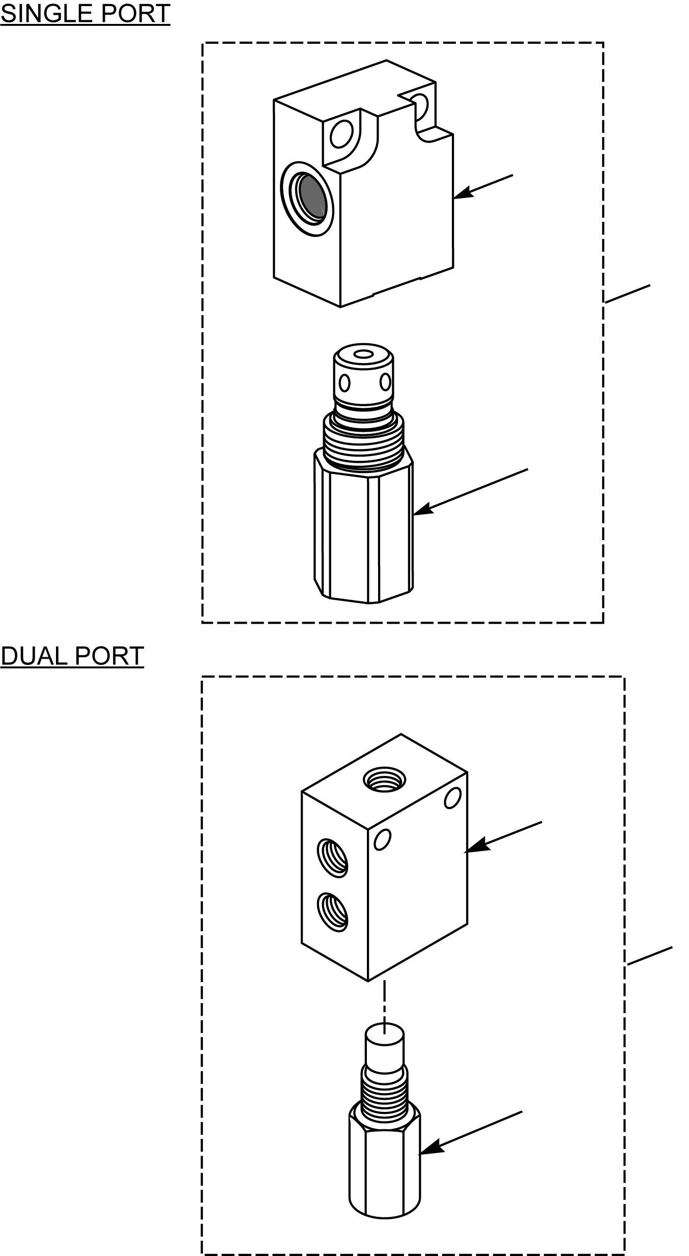 CONTROL VALVE, 20 GPM (SINGLE PORT) CC253243 KOMATSU