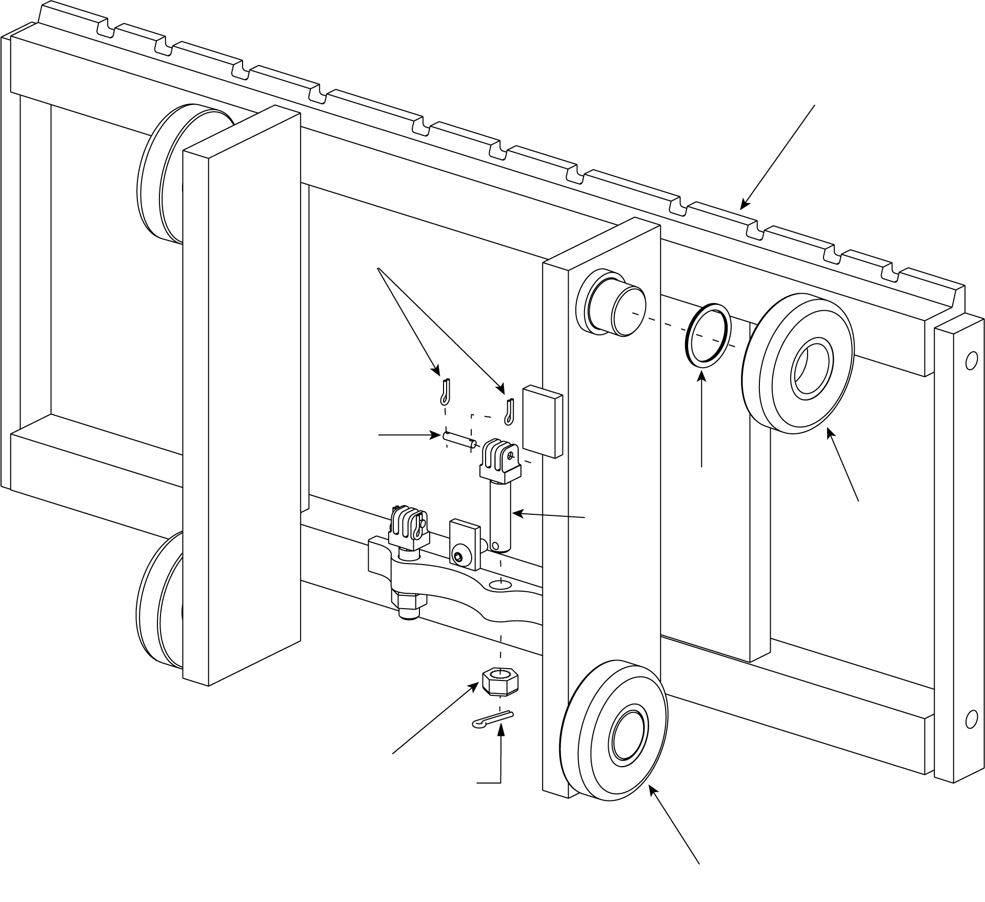 CARRIAGE, 41 IN., EURO NOTCH (PNEUMATIC) CC248643 KOMATSU