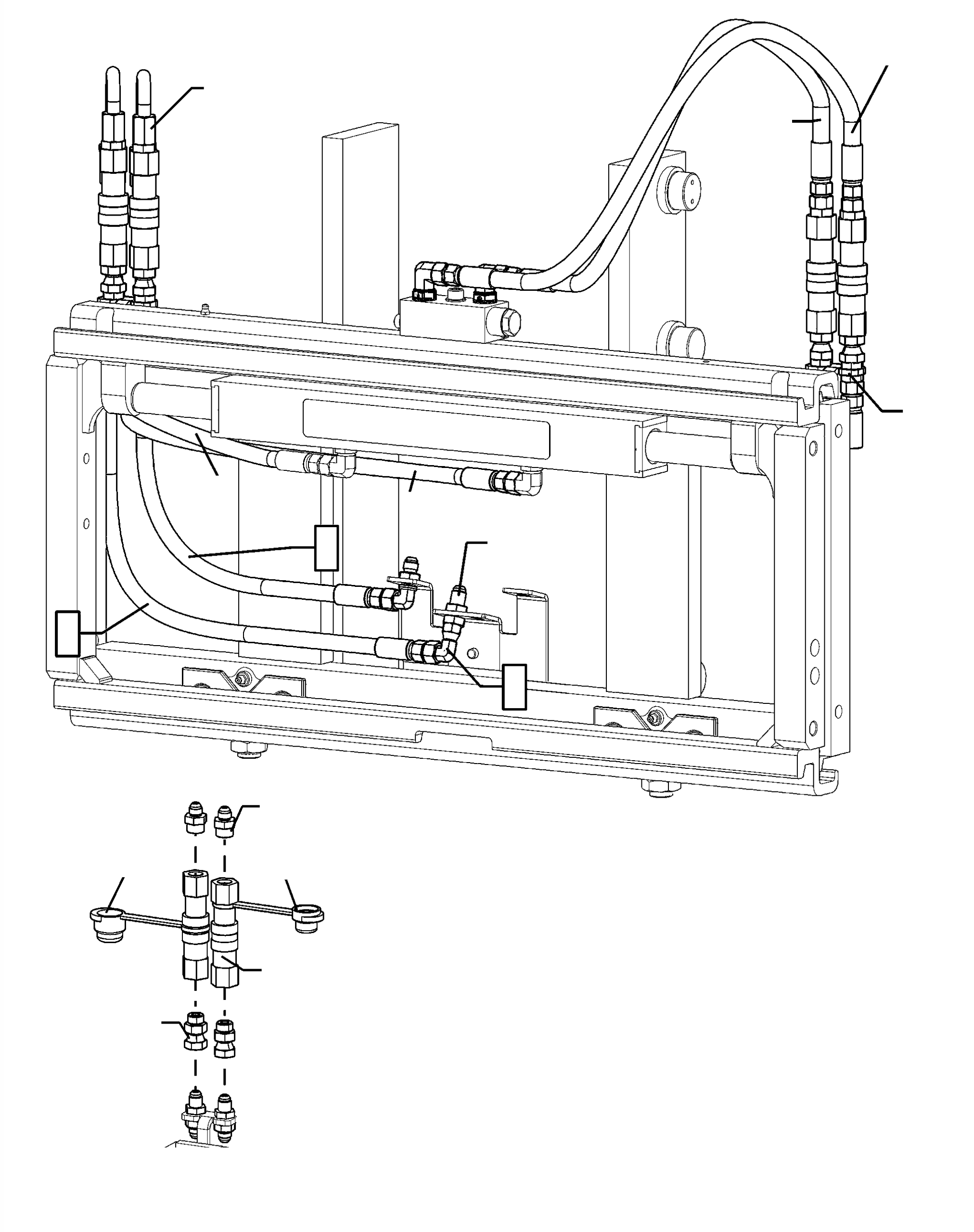 SIDE SHIFT QUICK DISCONNECT K20148 KOMATSU
