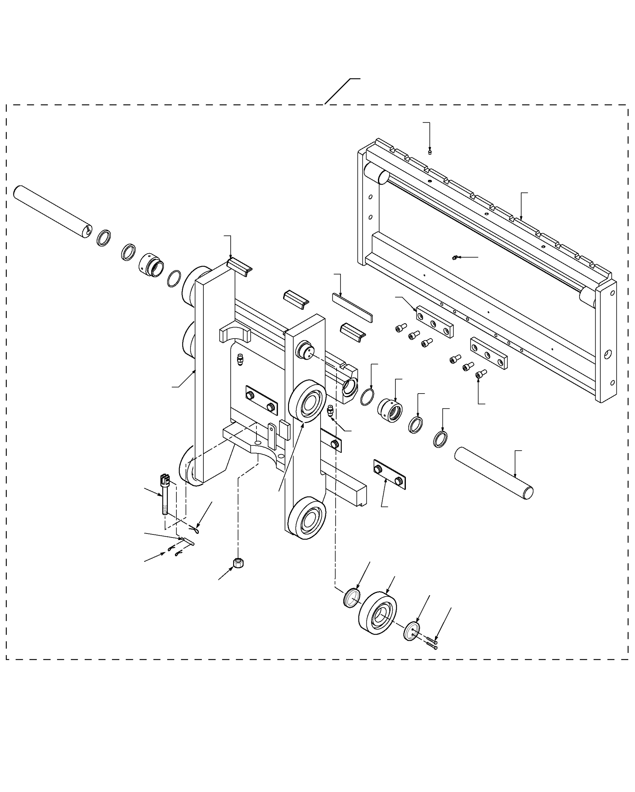 CARRIAGE, 41 IN., CLASS 2, UC=3 IN. CC253279 KOMATSU
