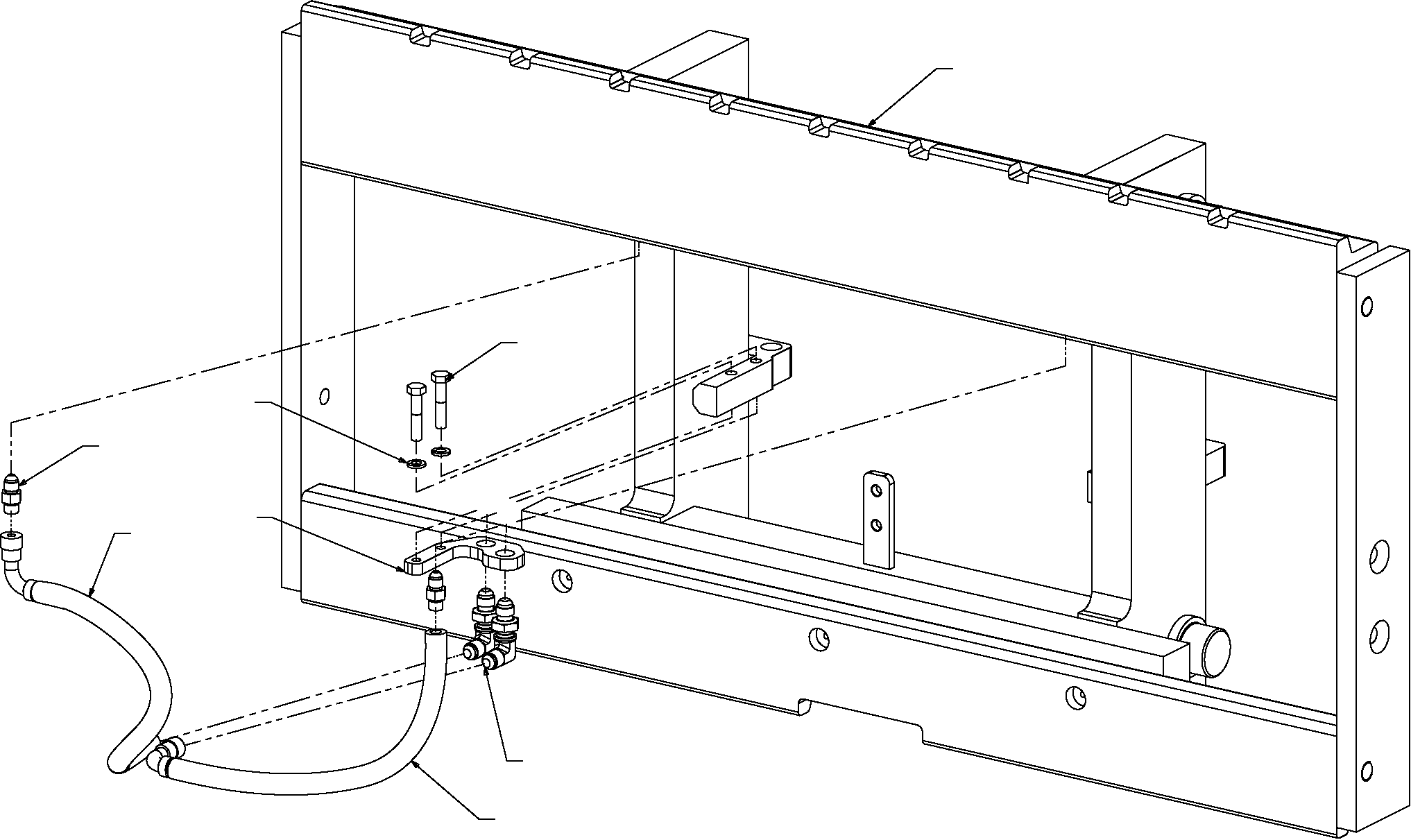 NO. 6 HOSE, F-4.44 CC255794 KOMATSU