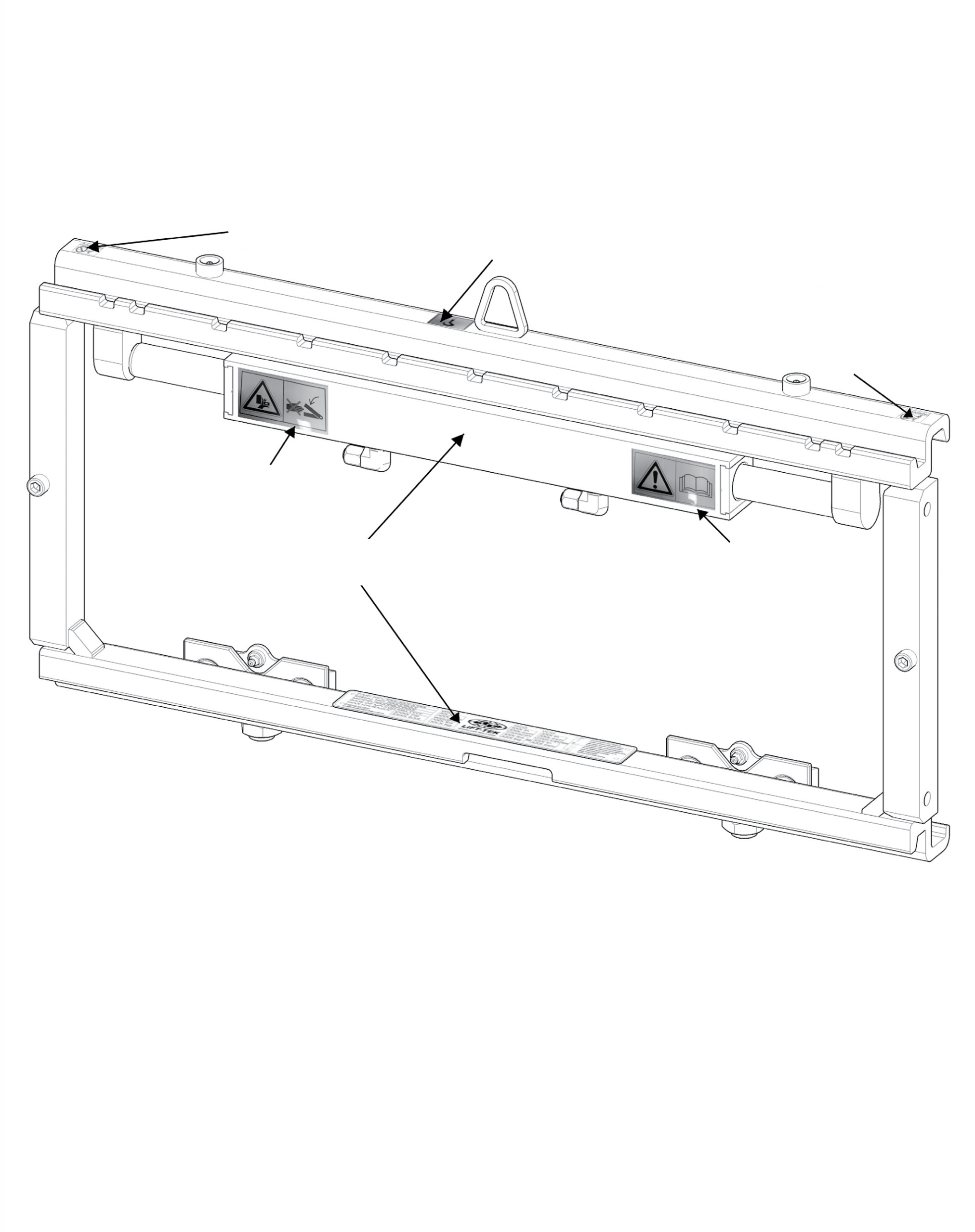 DATA PLATE CCK10313 KOMATSU