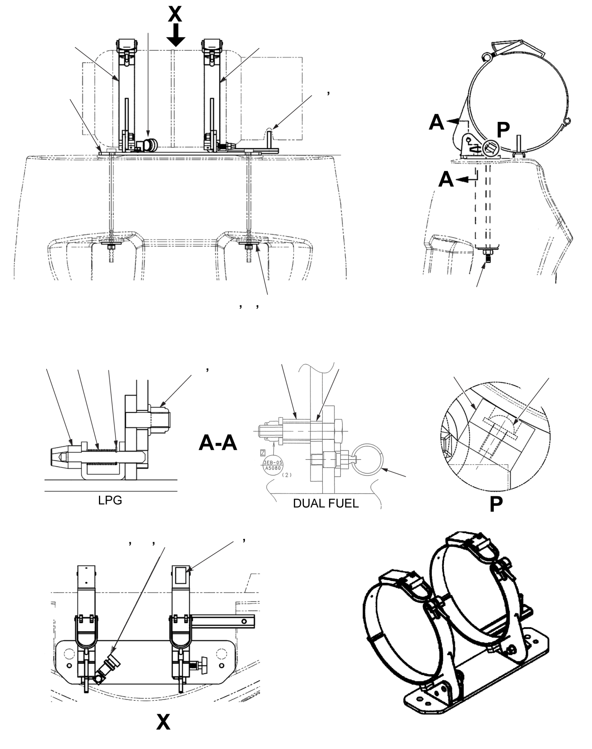 Опорная плита 3EB-05-A5012 KOMATSU