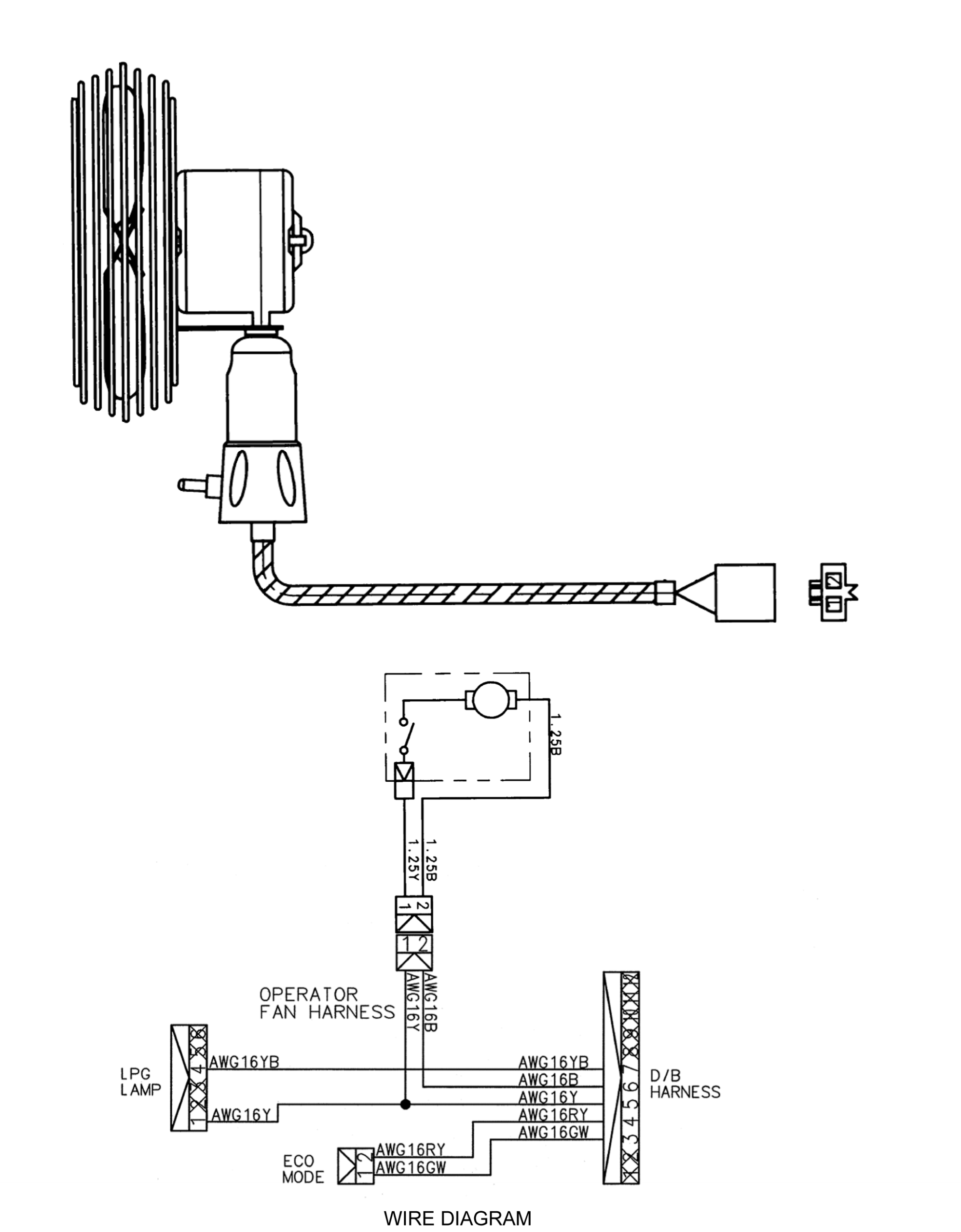 Жгут проводов 3EB-56-A7580 KOMATSU