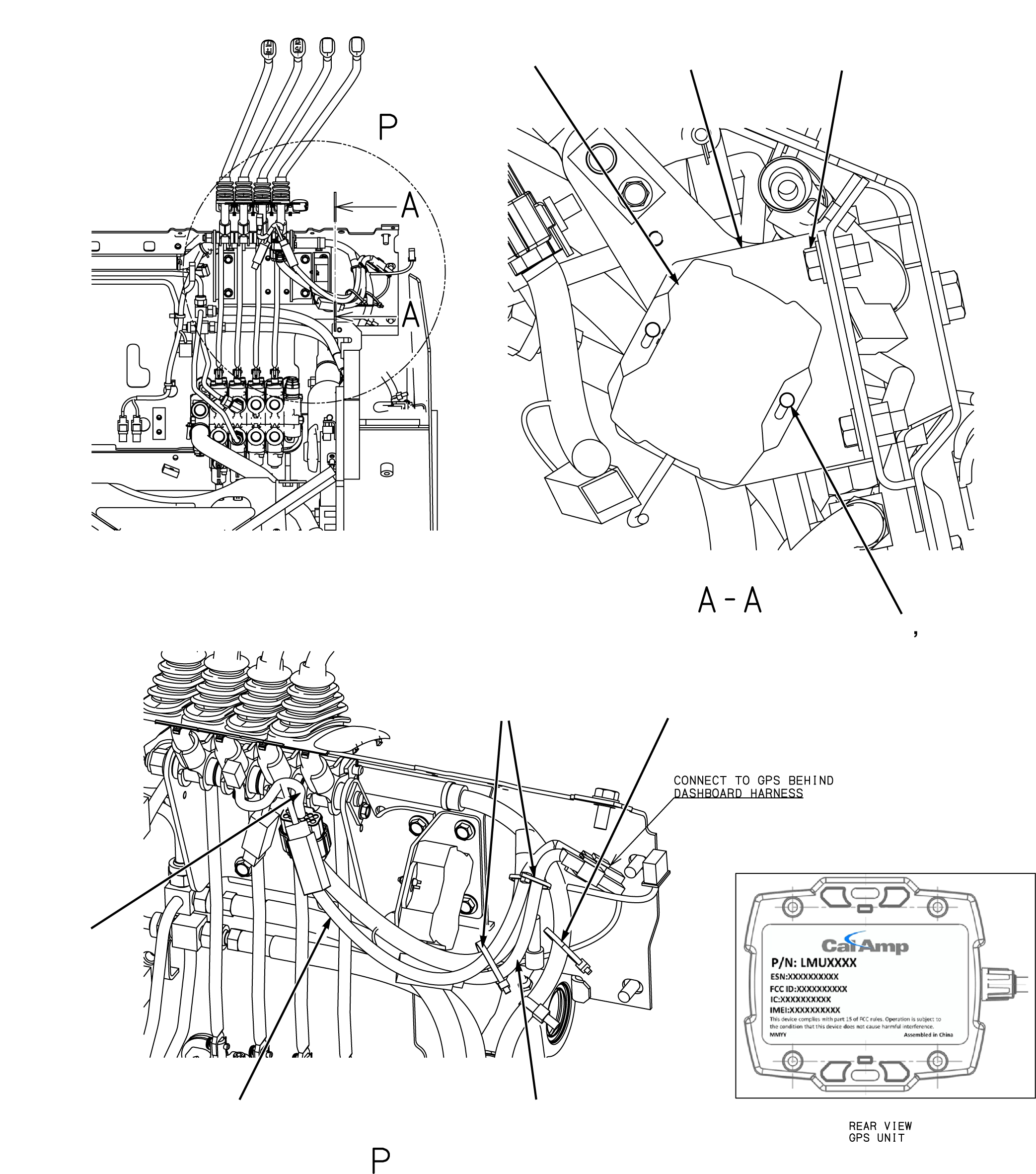 Провод 3EB-56-F7640 KOMATSU
