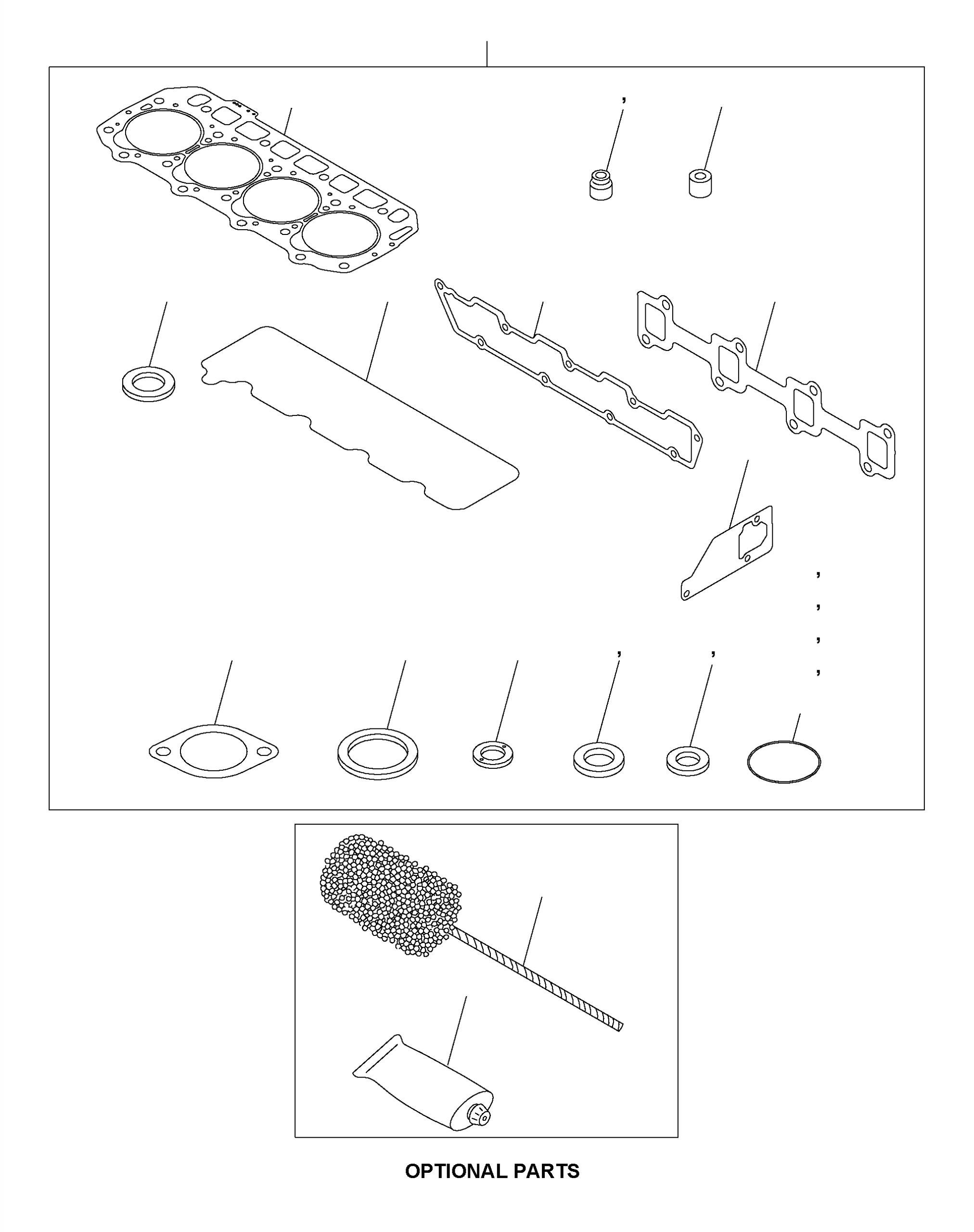 GASKET SET YM729903-92740 KOMATSU
