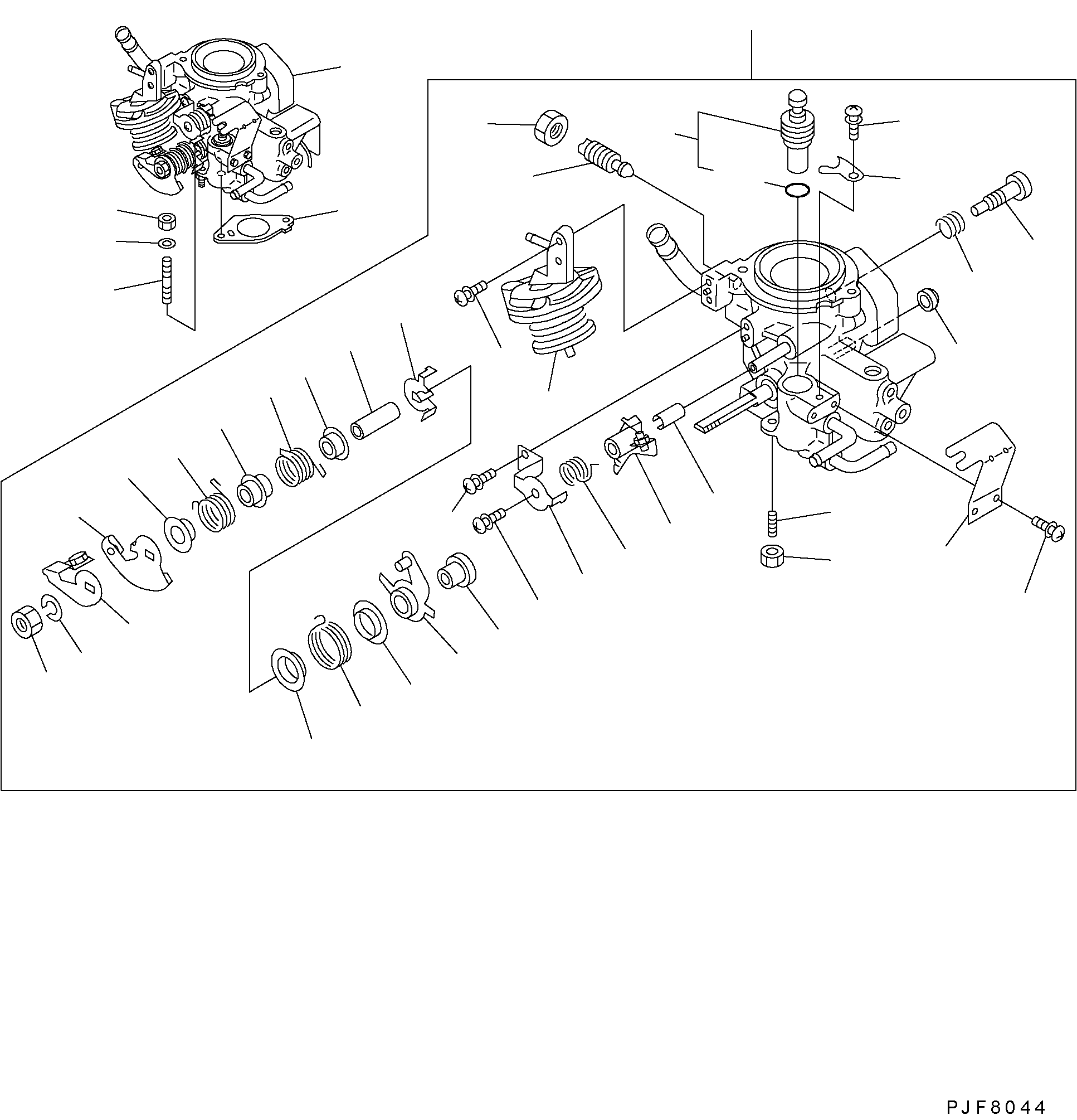 Упор 16023-VR301 KOMATSU