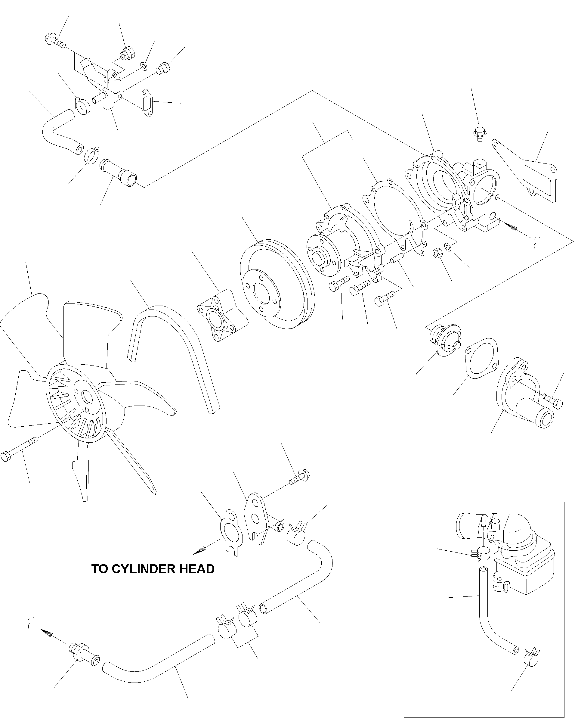 HOSE, WATER 14055-FF100 KOMATSU