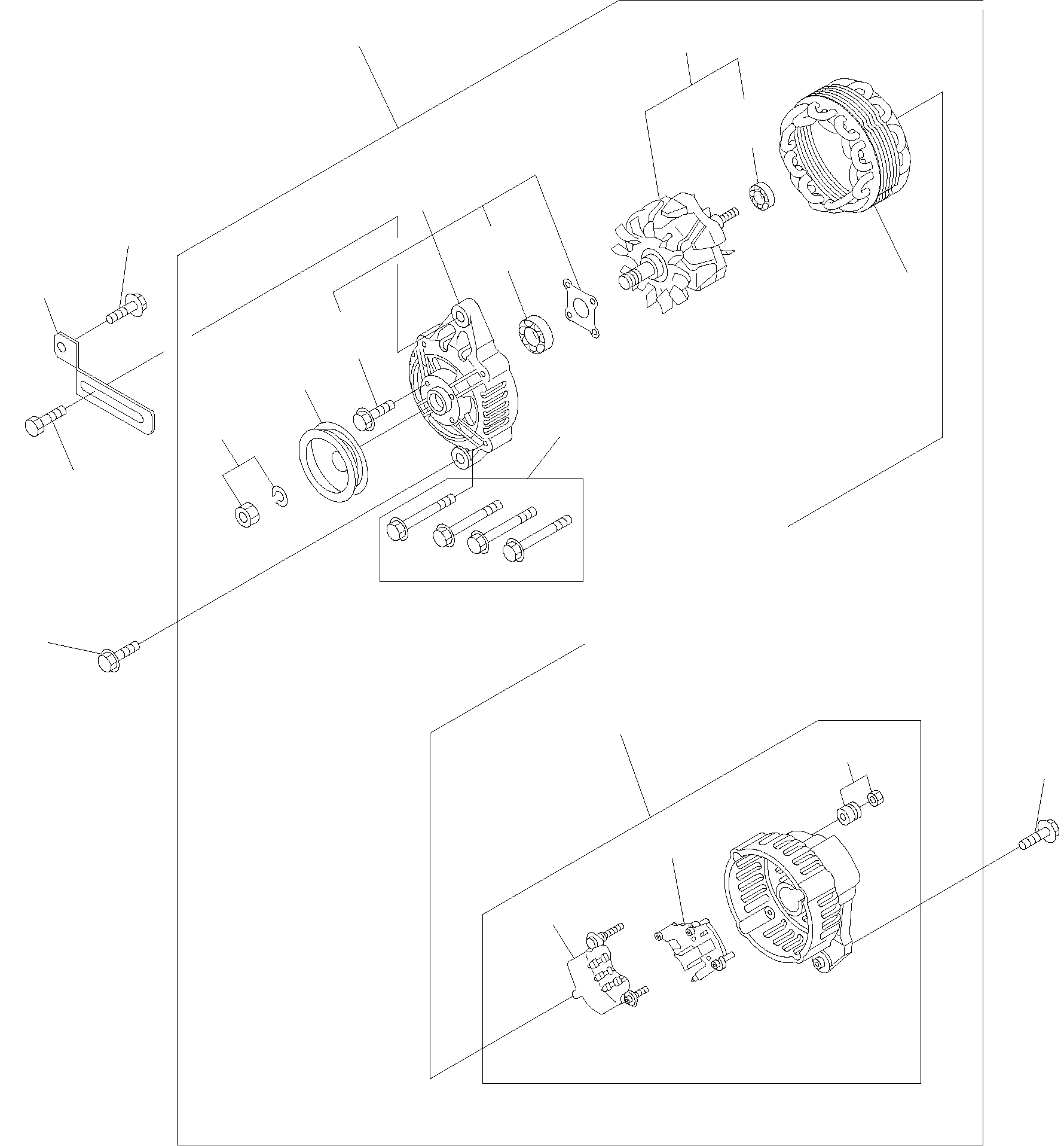Статор 23102-50K15 KOMATSU