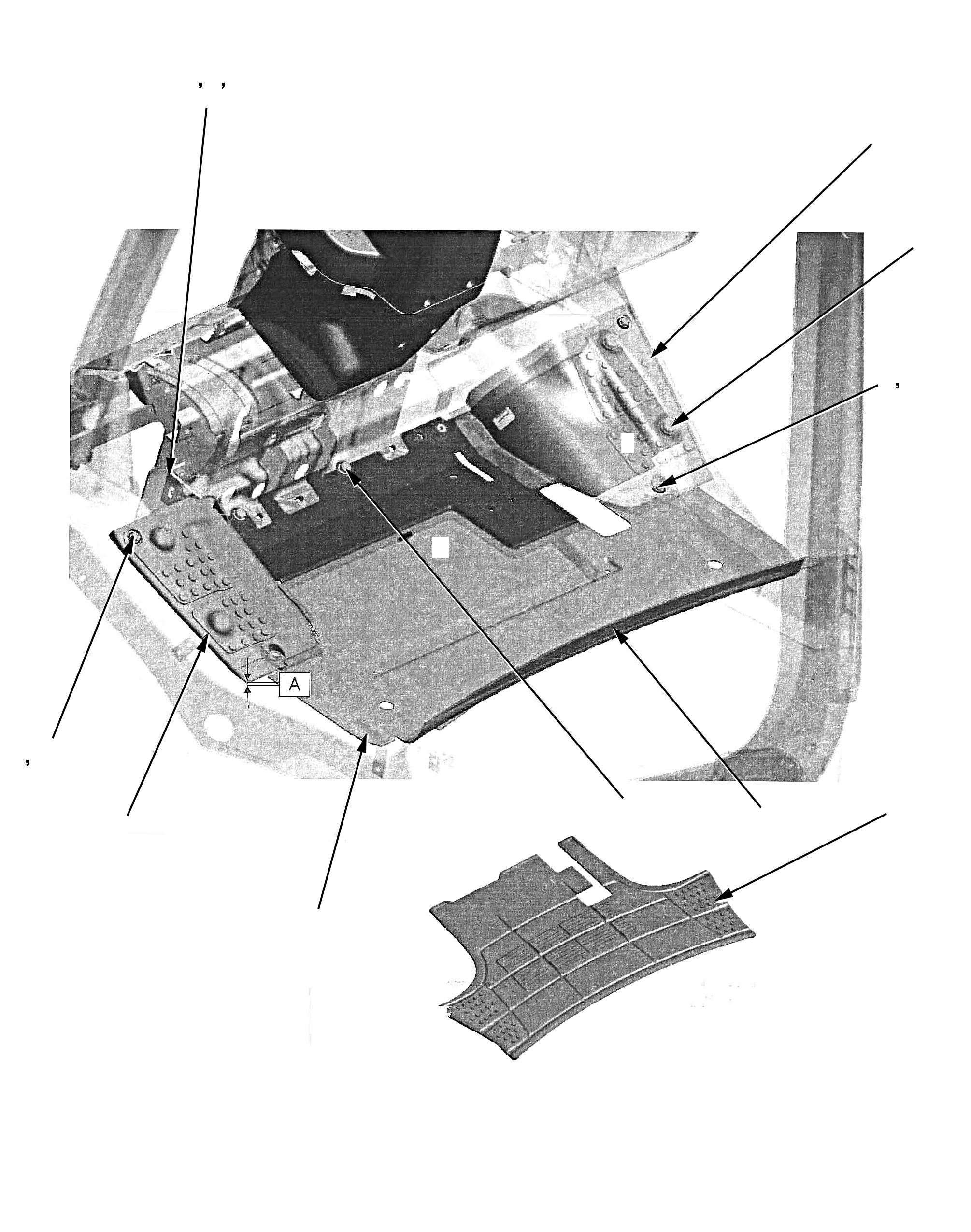 FLOOR MAT, T 3EB-50-51810 KOMATSU