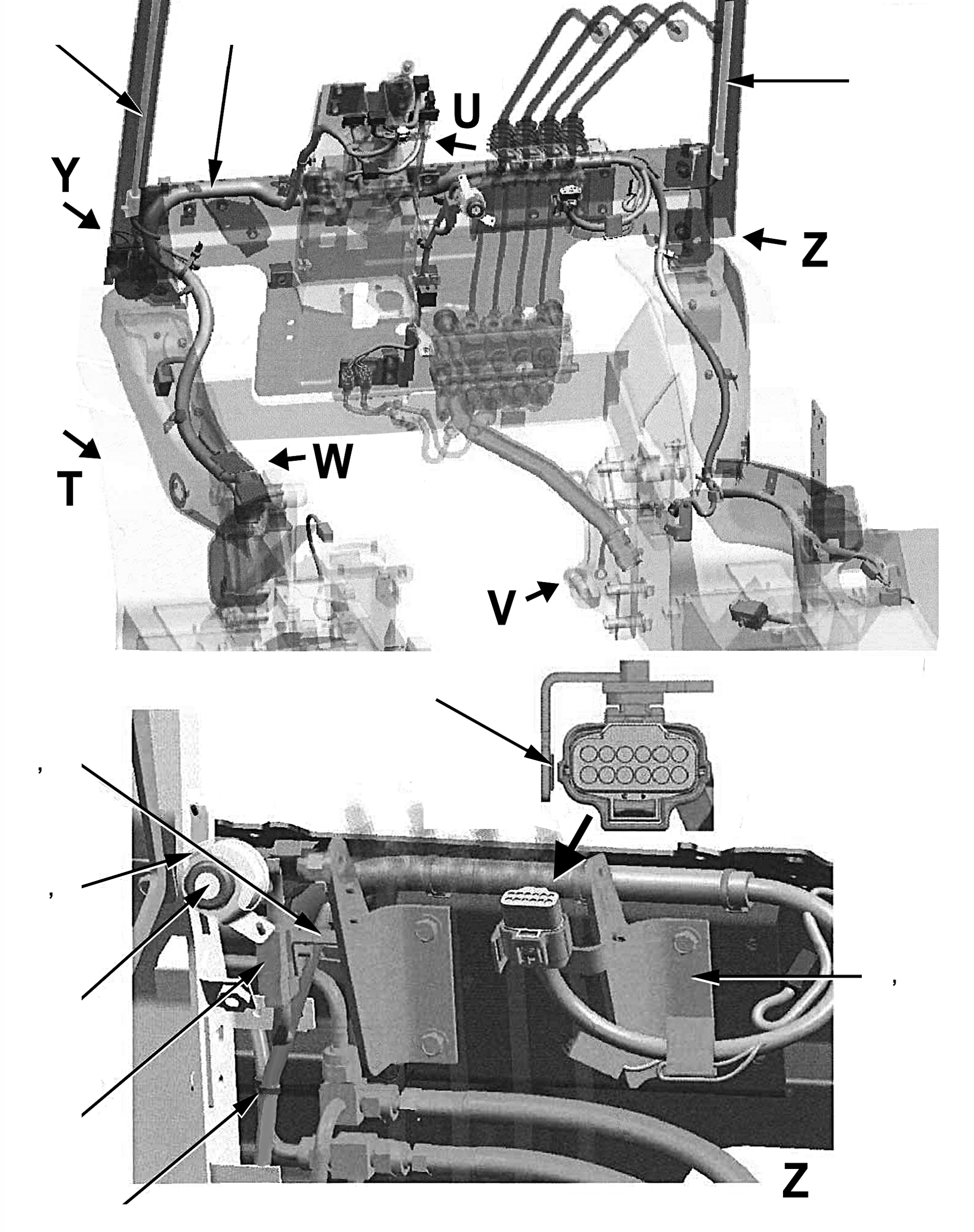 DASHBOARD HARNESS (FOR CV W/ AUX. LOCKOUT) (K21/K25 ENGINE) 3EA-55-A7113 KOMATSU