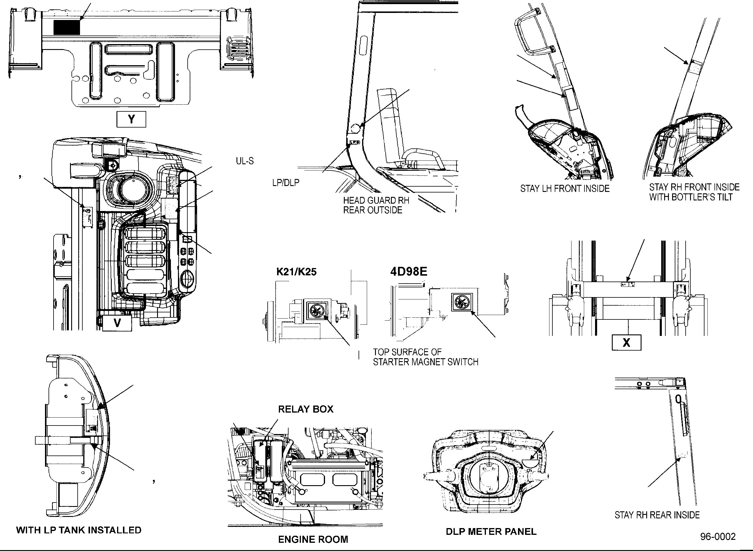 NAME PLATE, 1/4 FULL 3EB-05-F5740 KOMATSU
