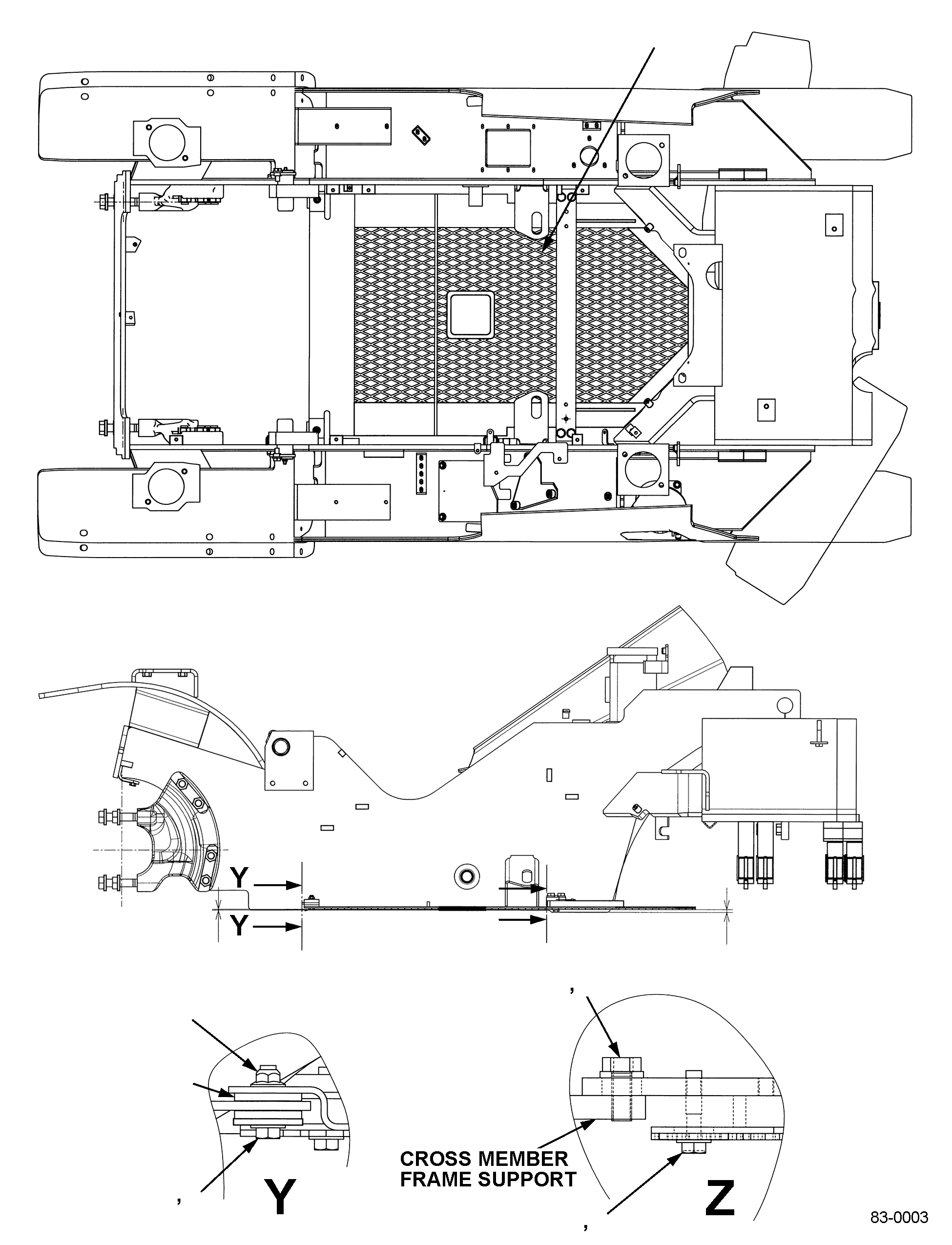 UNDER-CARRIAGE PROTECTOR 3EB-52-A7800 KOMATSU