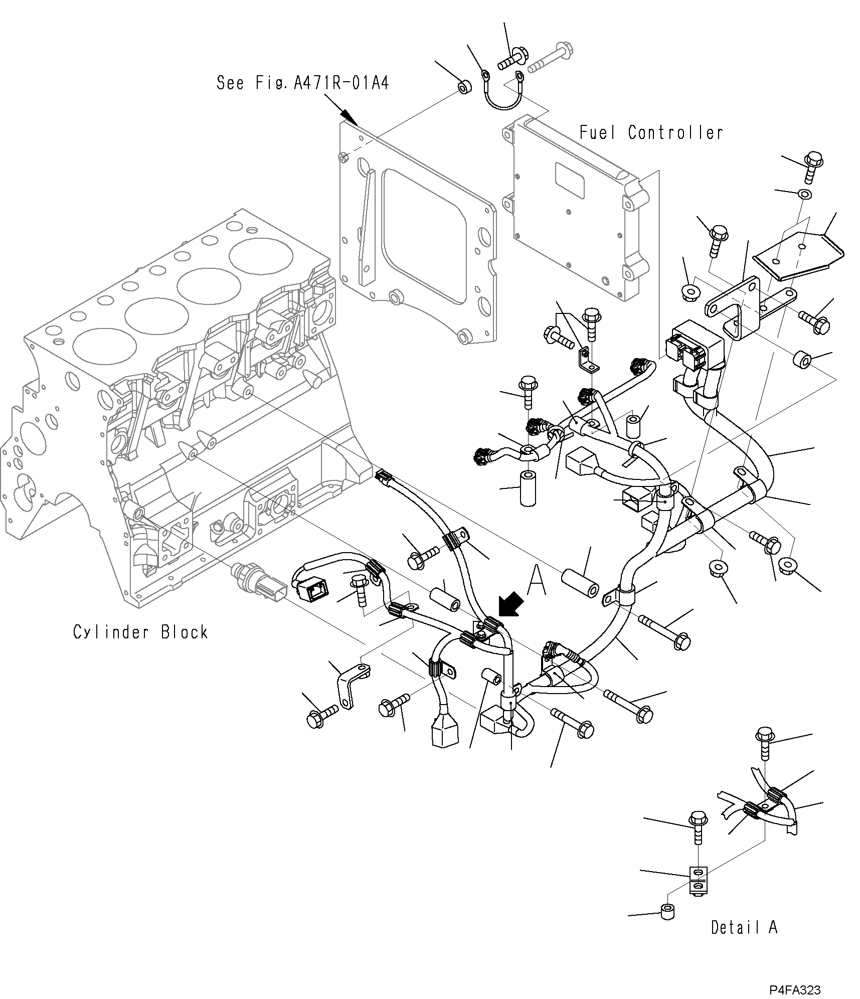 WIRING HARNESS, UL-DS 6271-81-8430 KOMATSU