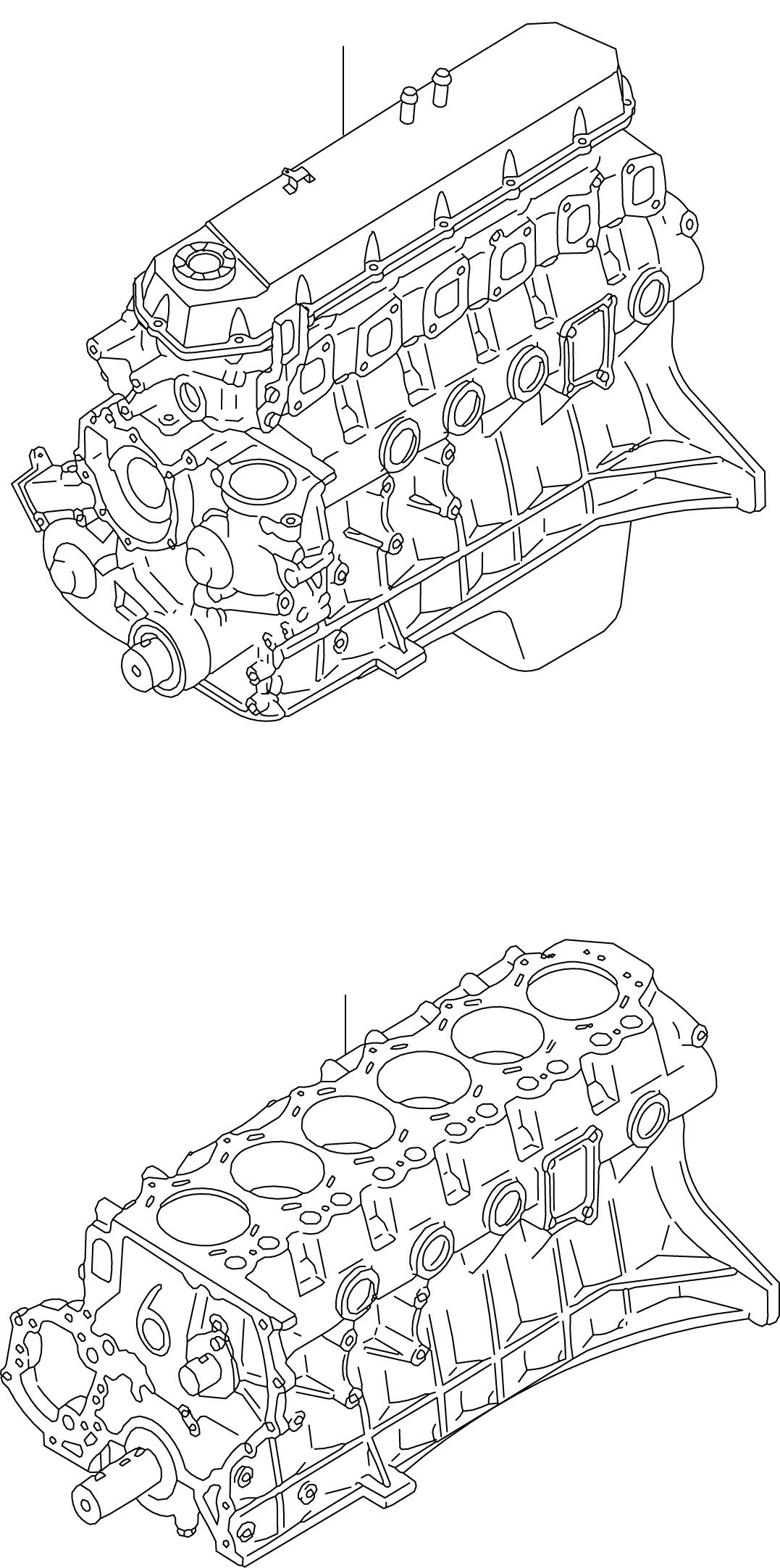 ENGINE ASSY, BARE BLOCK (CARB 2010) 10102-1K37A KOMATSU