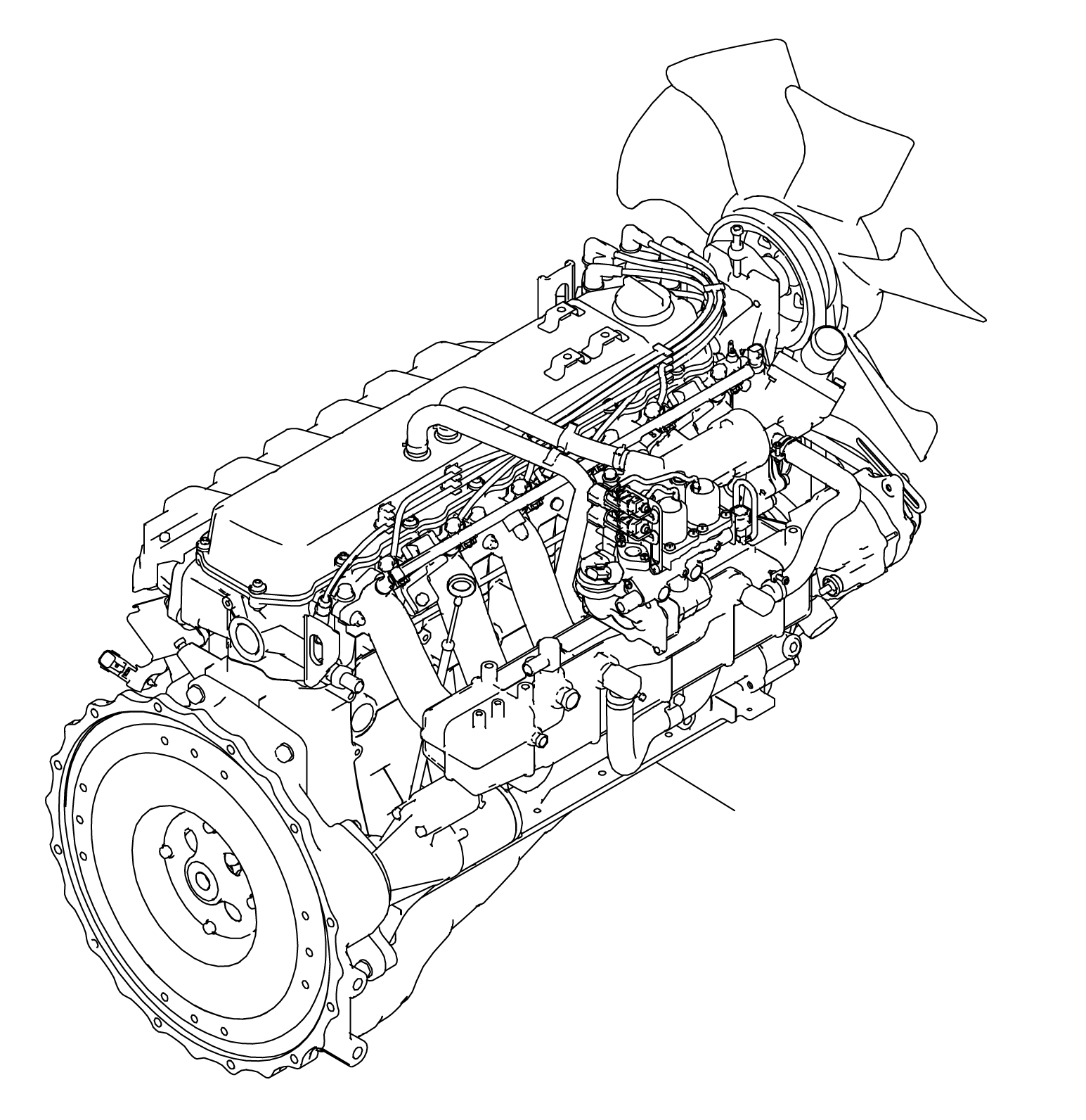 ENGINE ASSY, TB45 LPG (TIER 2) 37C-1DA-5160 KOMATSU