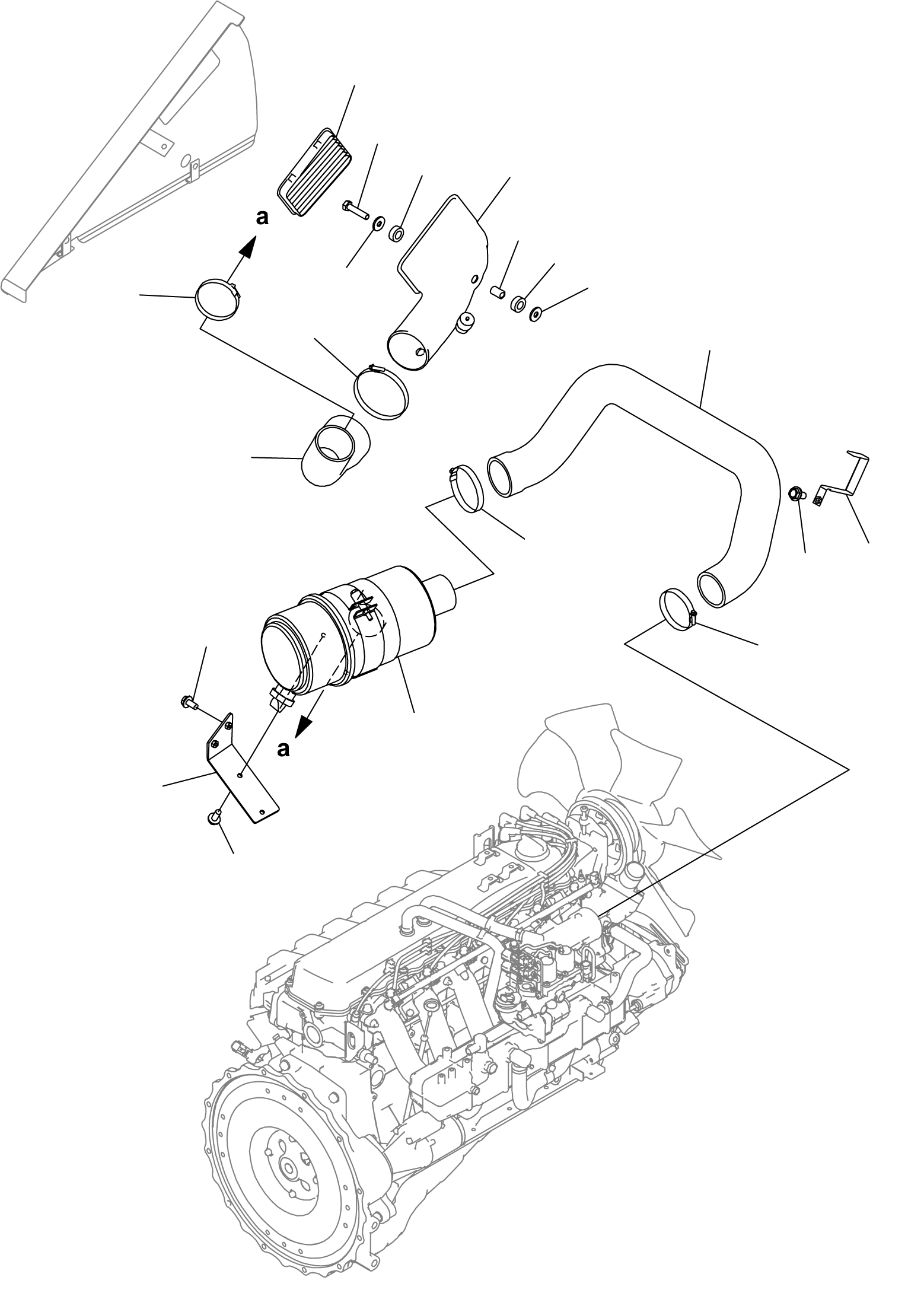 Шланг 3EC-01-54130 KOMATSU