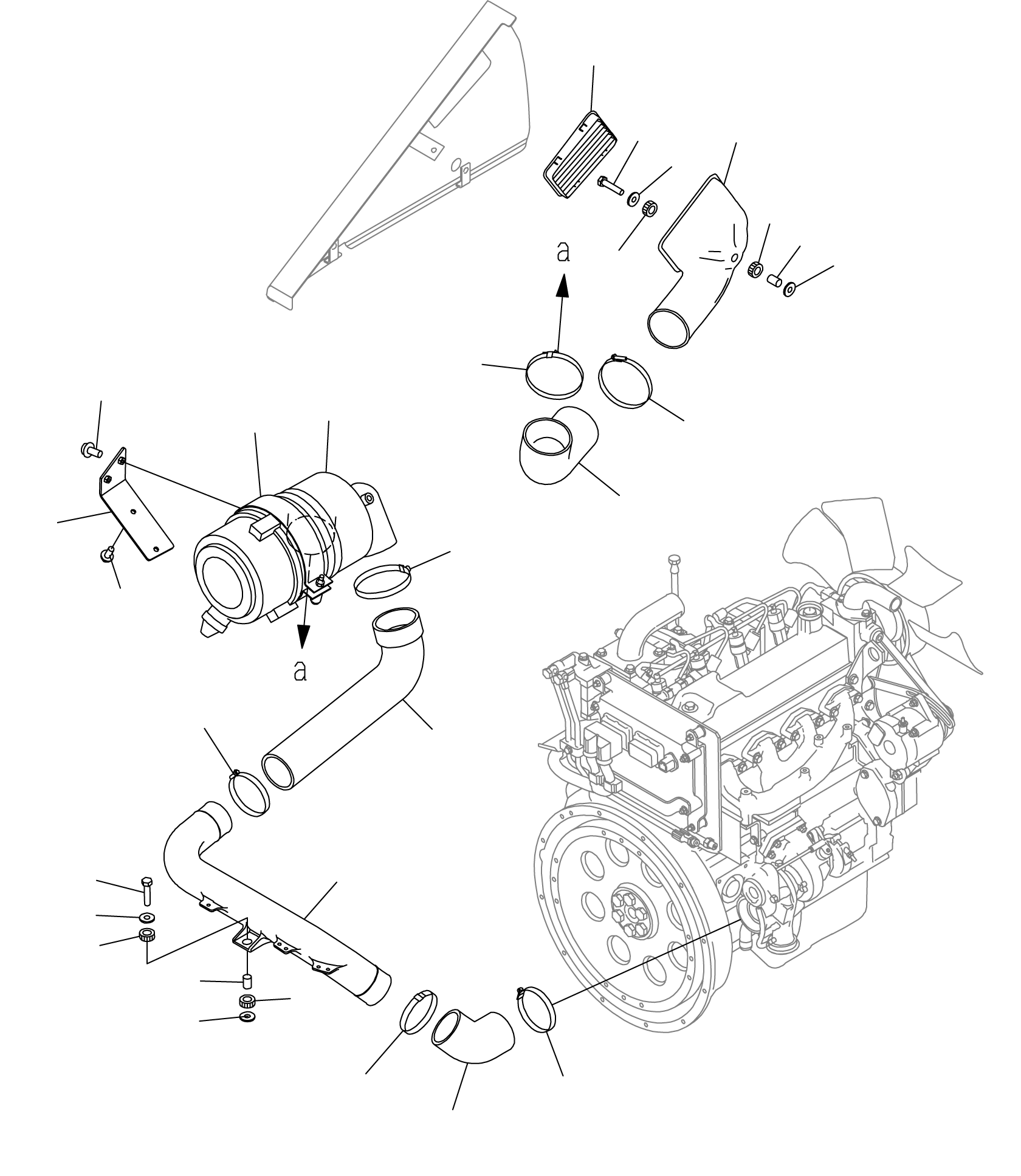 AIR CLEANER 3EC-02-A7410 KOMATSU