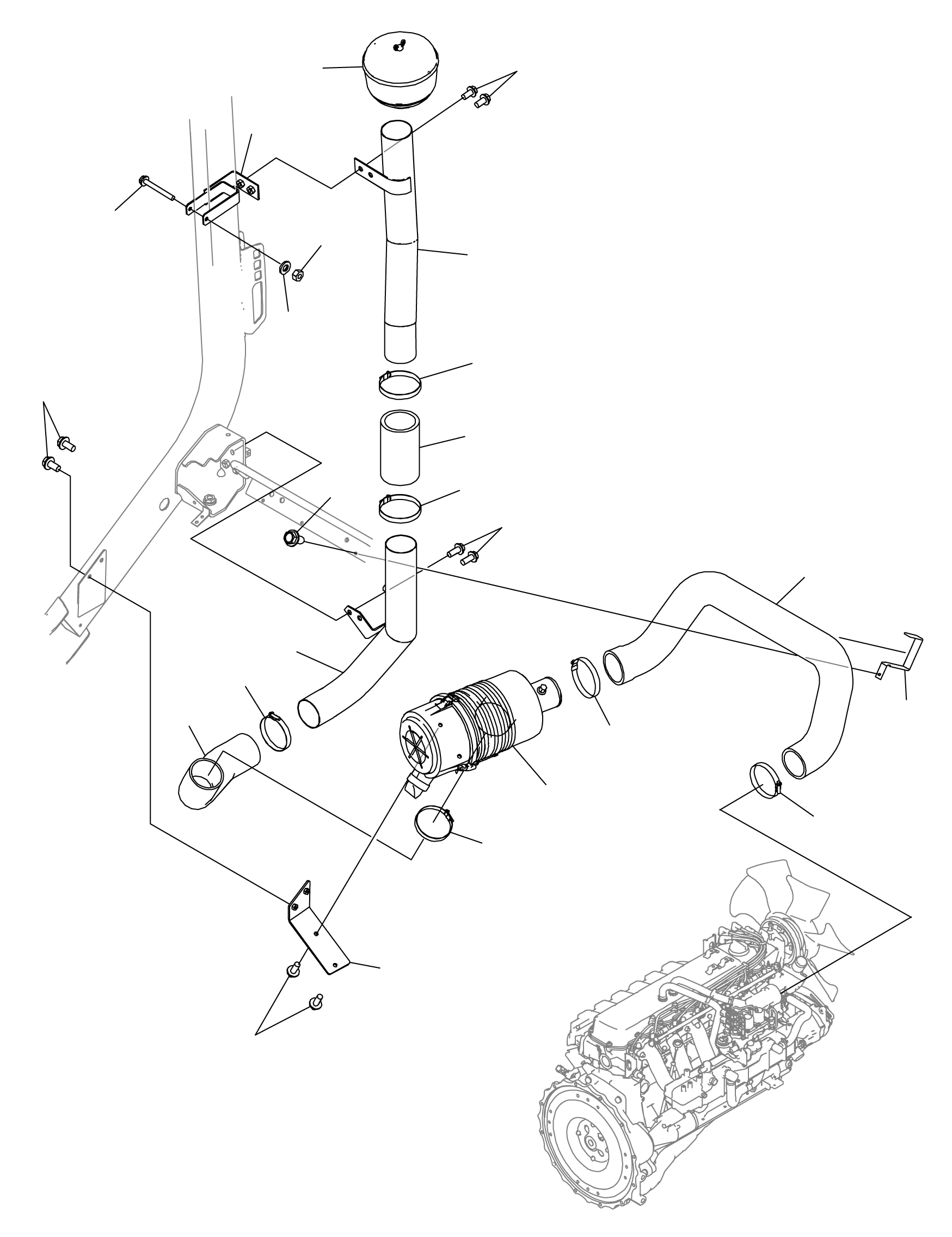 Шланг 3EC-01-53120 KOMATSU