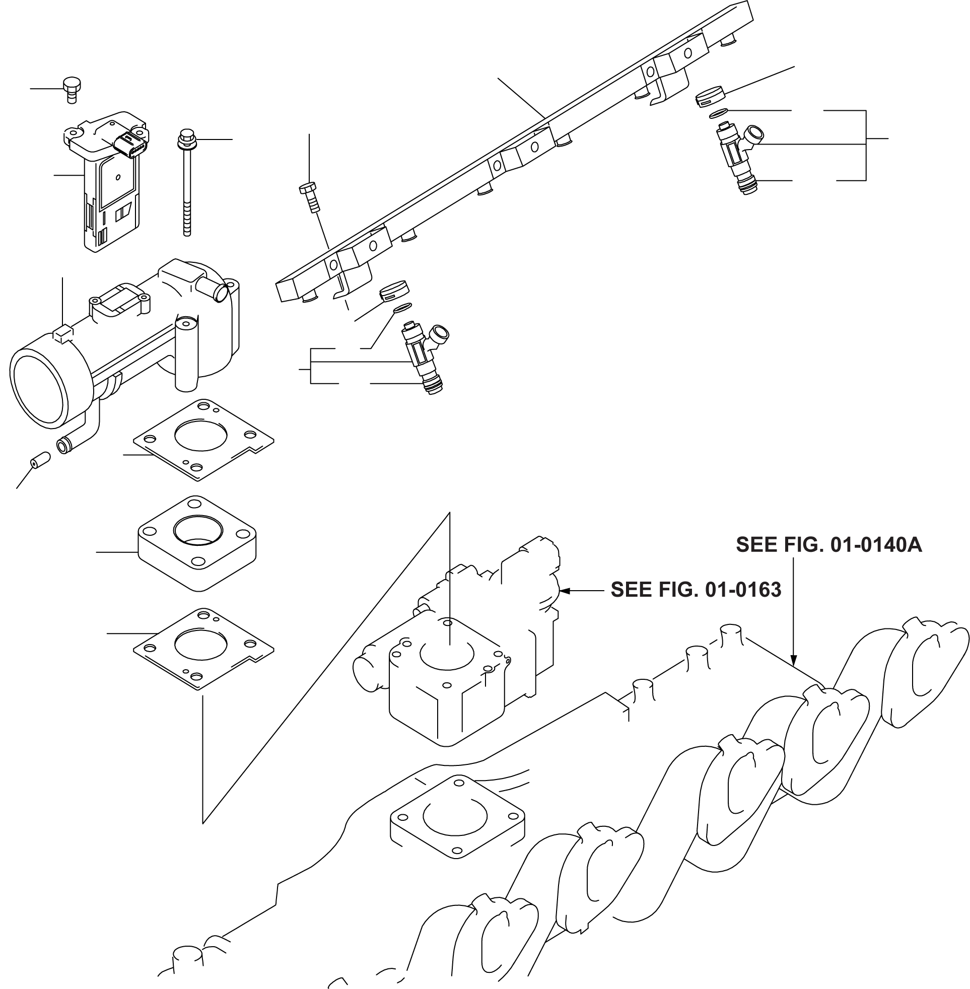 FUEL RAIL TUBE ASSY 17520-GY001 KOMATSU