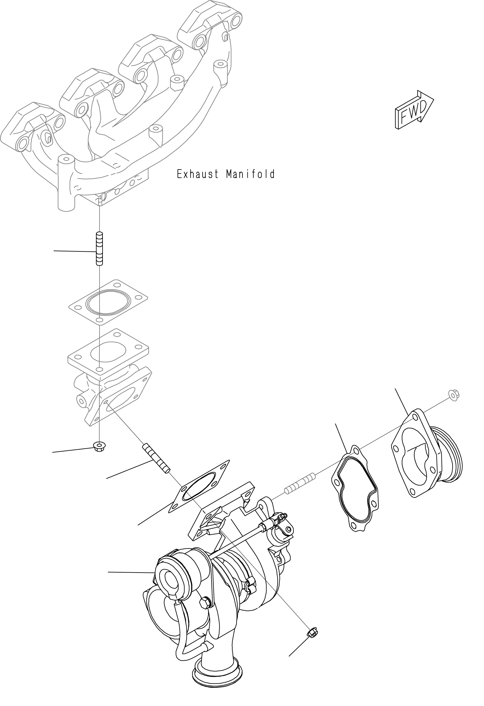 TURBOCHARGER ASSY 6271-81-8310 KOMATSU