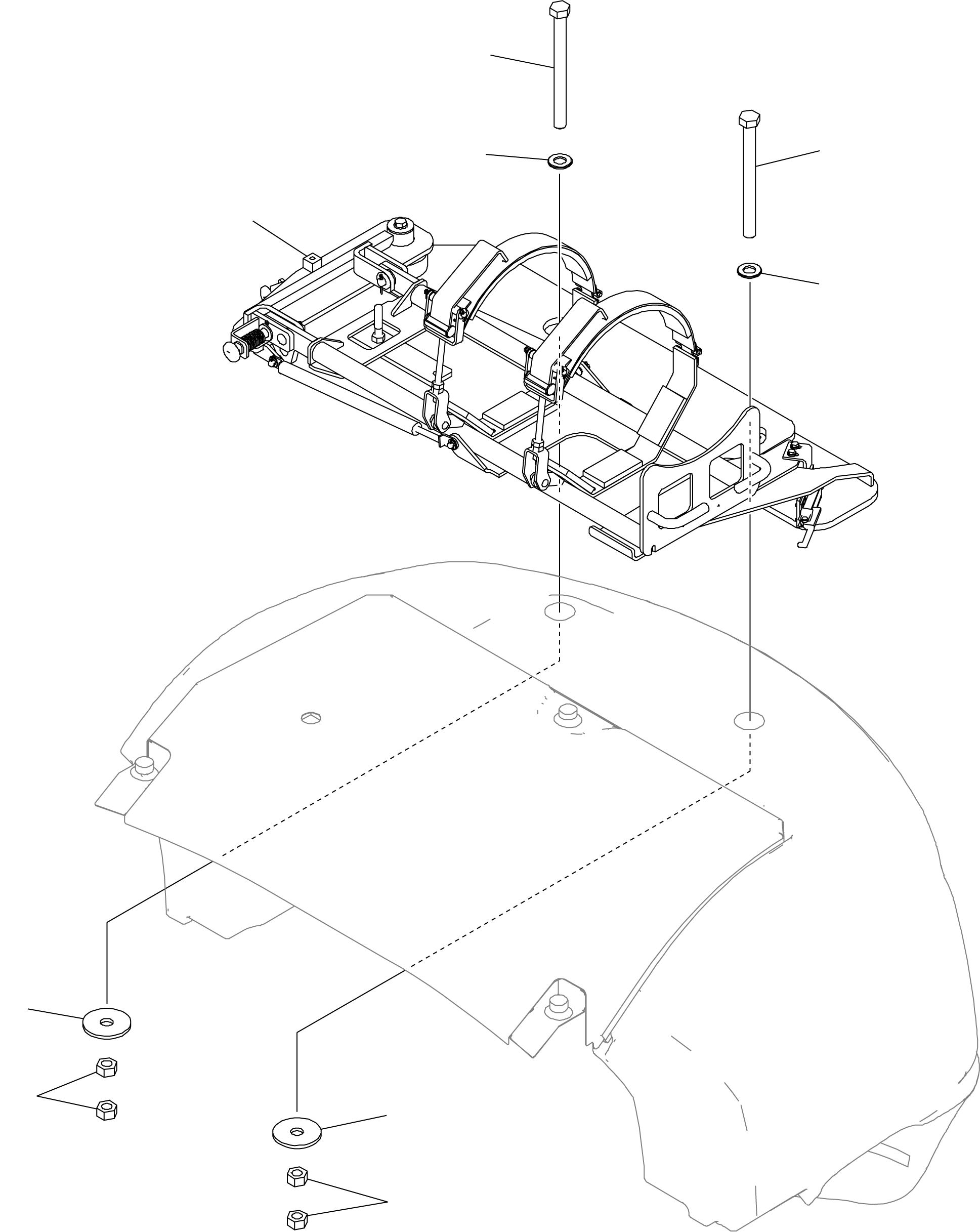 BRACKET ASSY 3EC-05-52910 KOMATSU