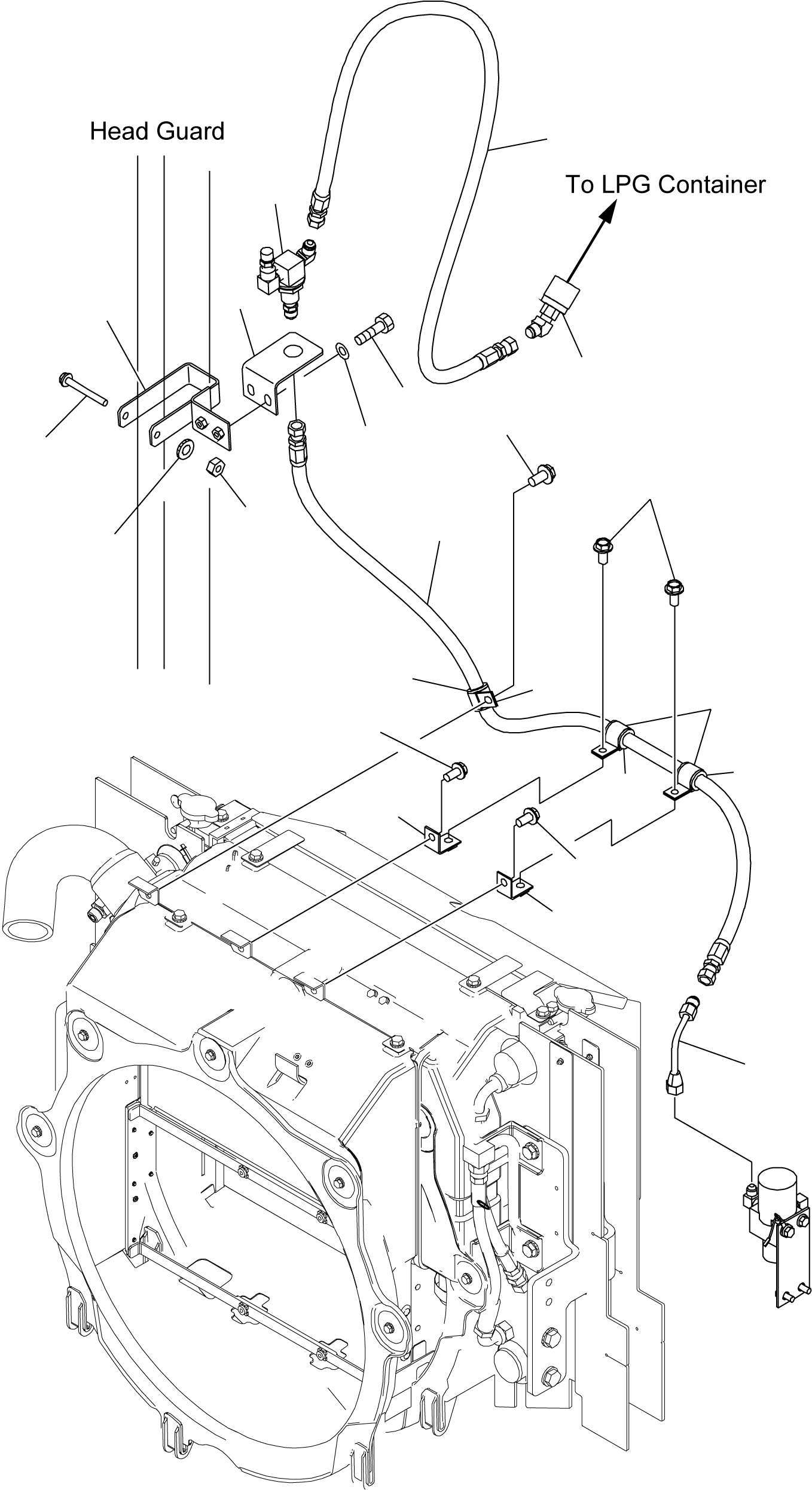 VALVE ASSY 3EC-05-A7620 KOMATSU