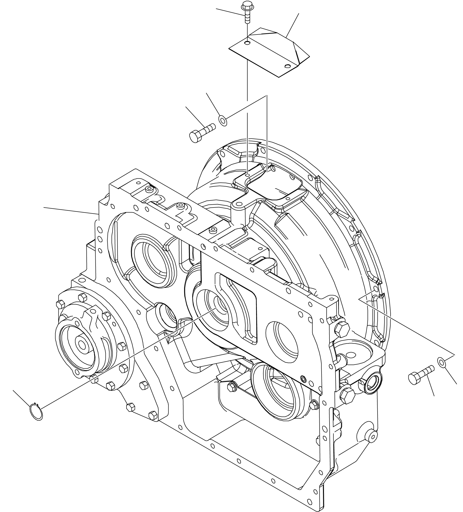TORQUE CONVERTER ASSY 3EC-13-51130 KOMATSU